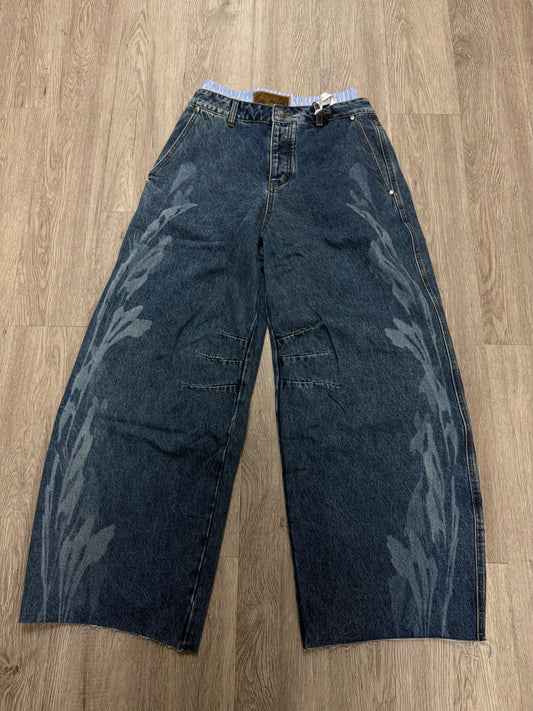 Birth Of Royal Child Fluid Dual Waist Baggy Pants