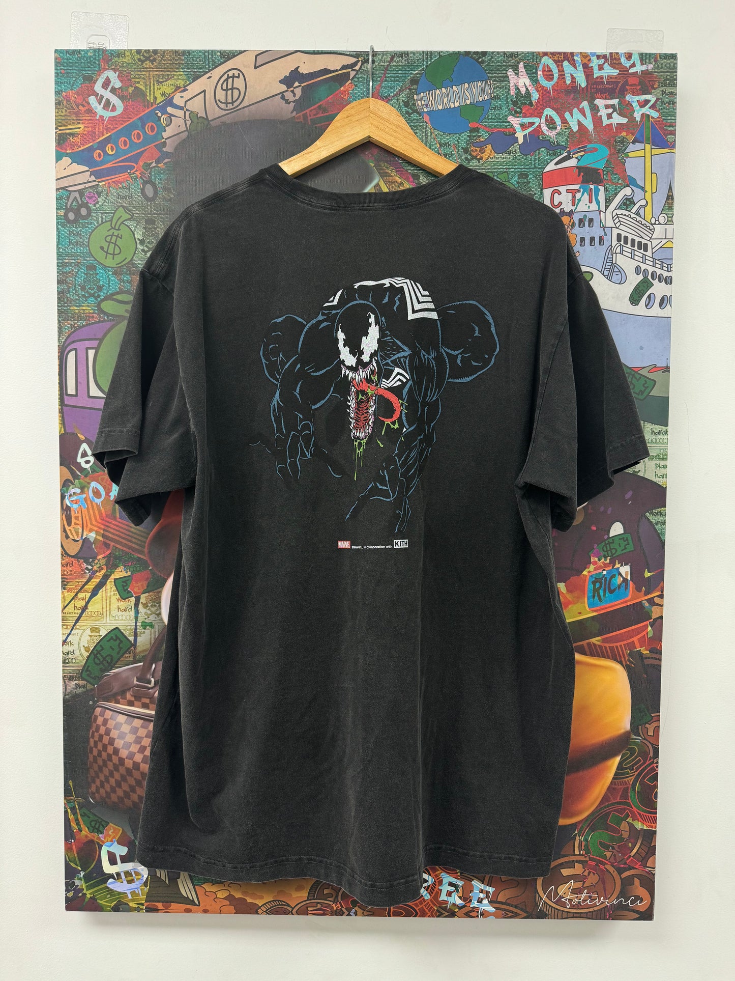 Kith Marvel Venom Tee Black Used XXL N/A