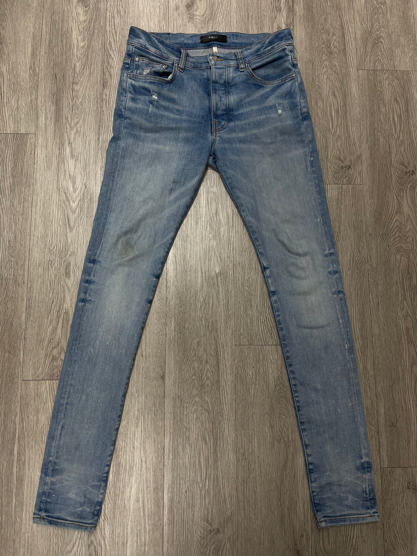 Amiri Light Wash Thrasher Jeans