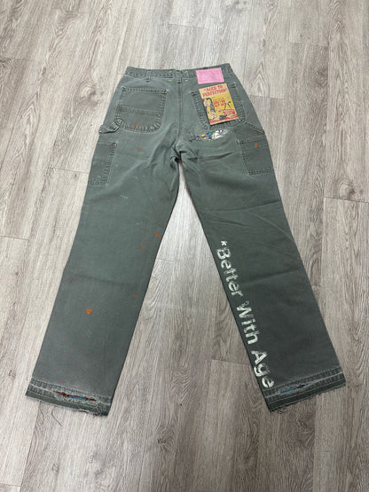 Better with Age "Winslow" Olive Jeans