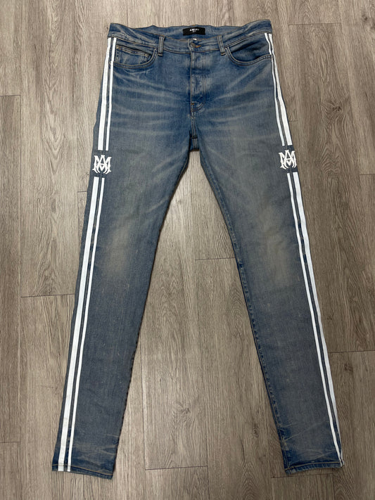 Amiri Light Wash MA Stripe Jeans
