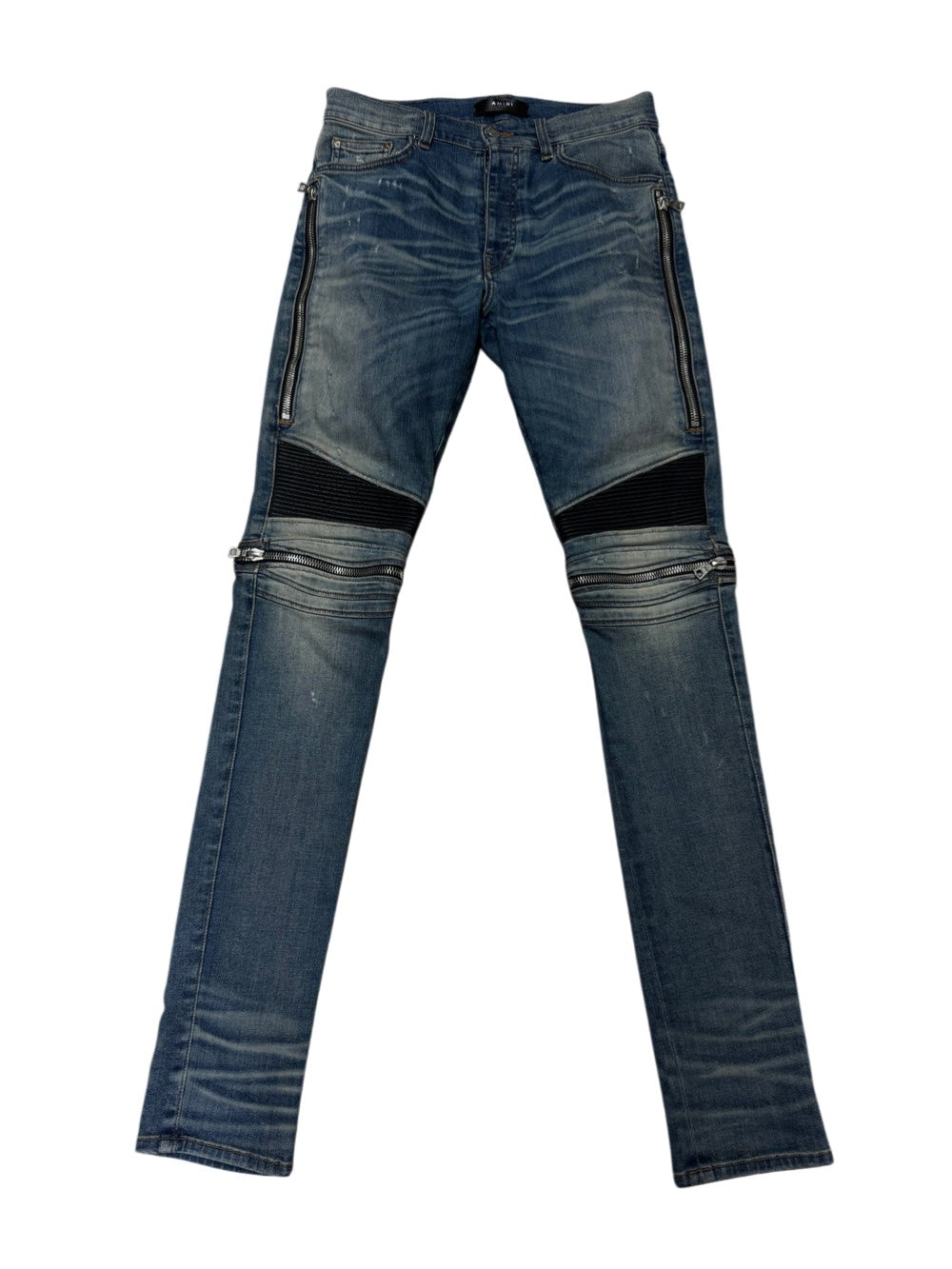 Amiri MX2 Patch Light Wash & Black Jeans