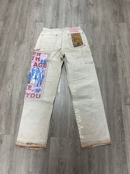 Better with Age "Looks Like You" Cream Jeans