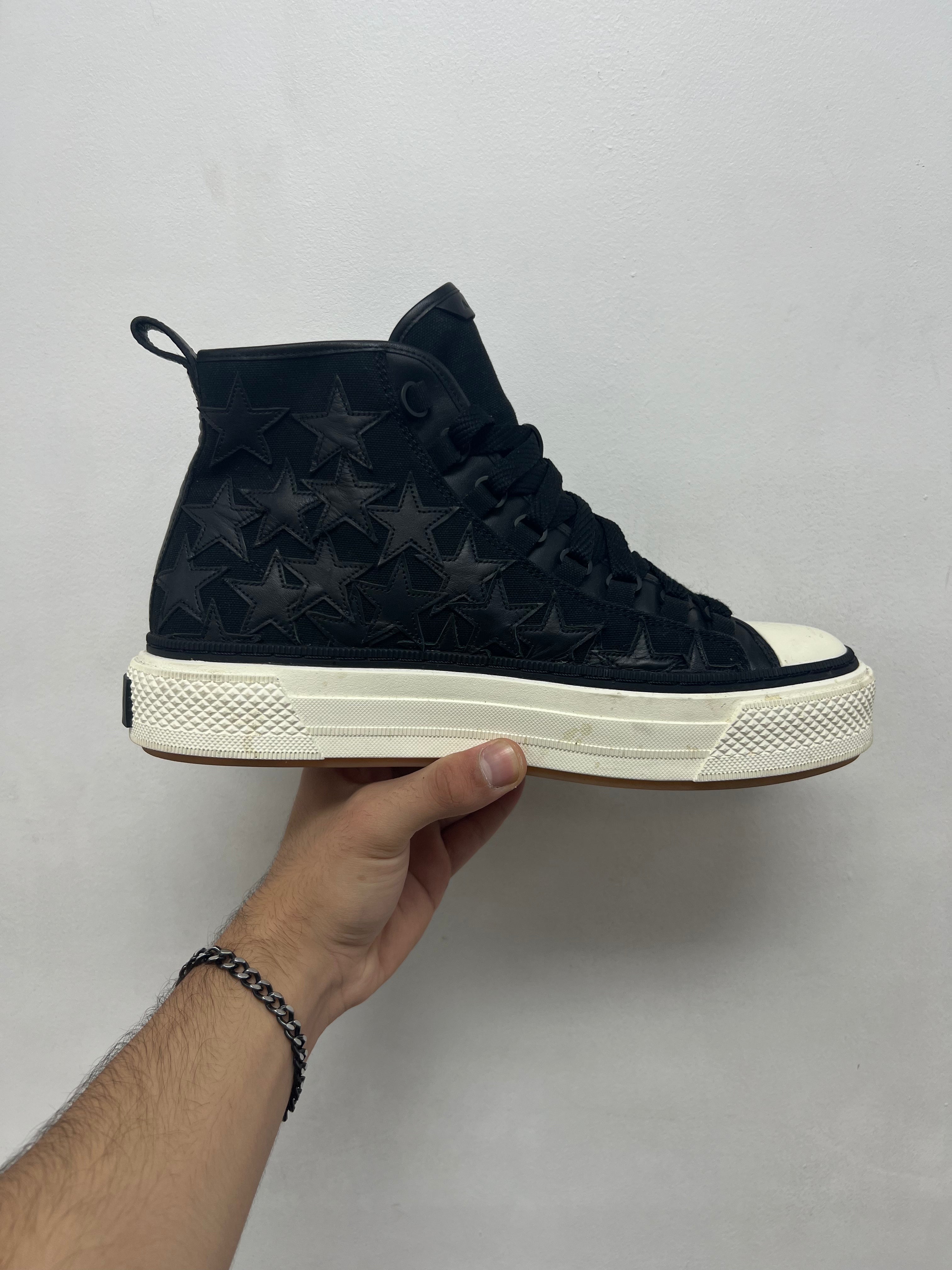 Amiri Black Stars Hi Sneakers