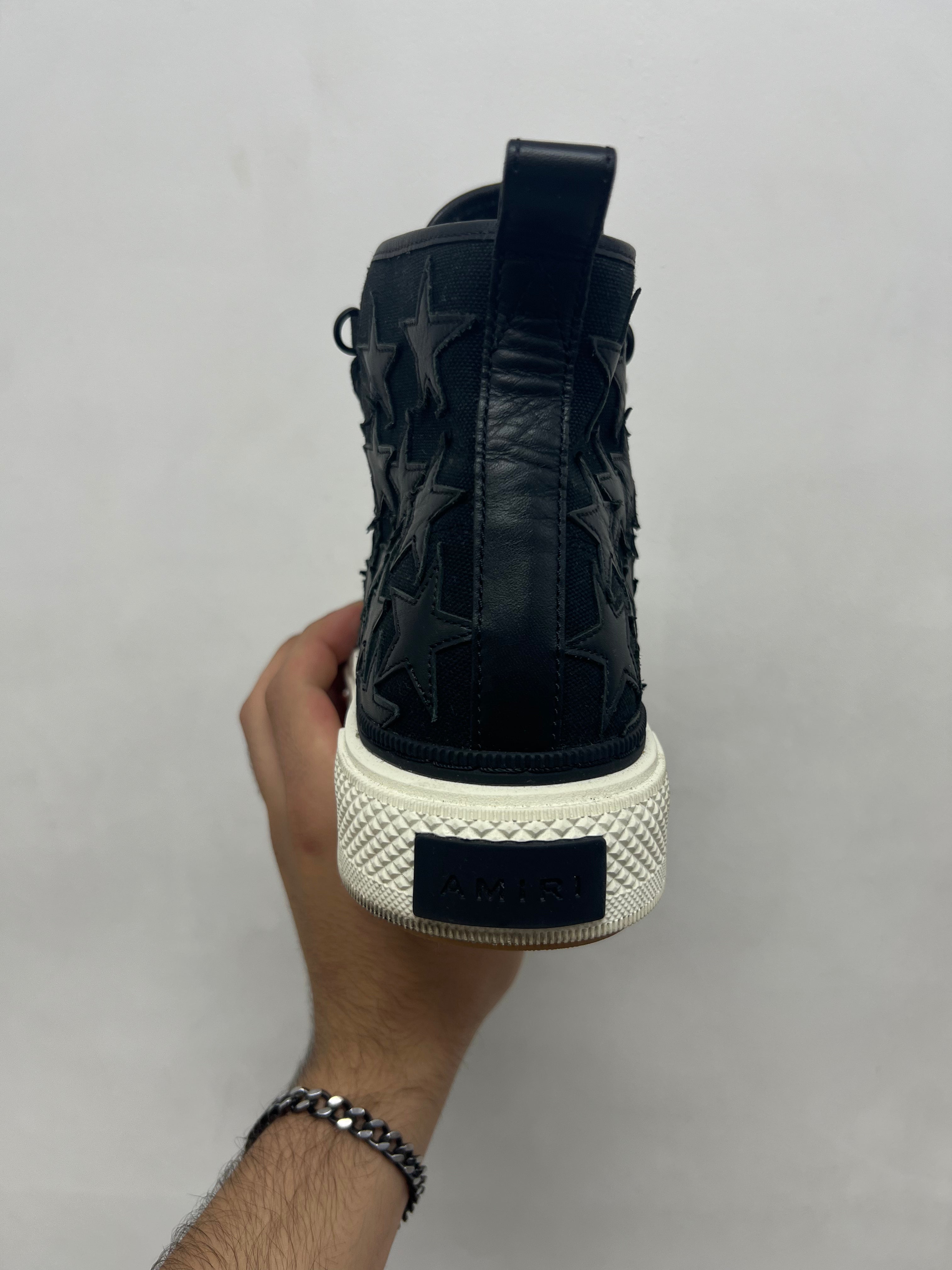 Amiri Black Stars Hi Sneakers