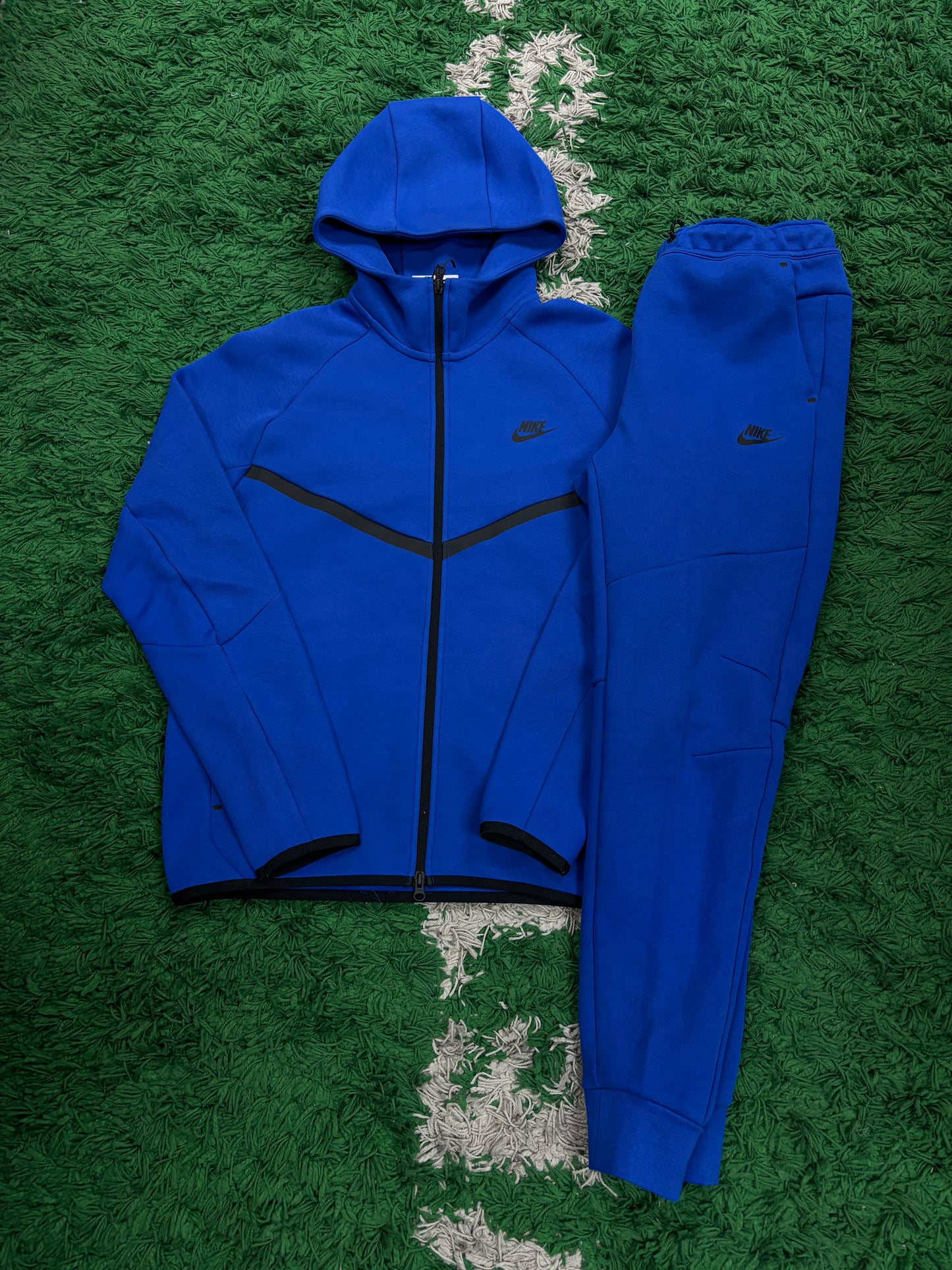 Nike Tech Sweatsuit Royal Blue New Medium With Tags