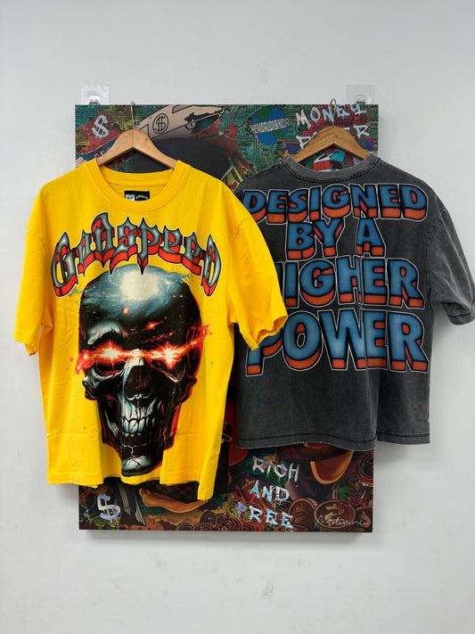 Godspeed Tee Galaxsee (Yellow & Grey) New (S-XL)
