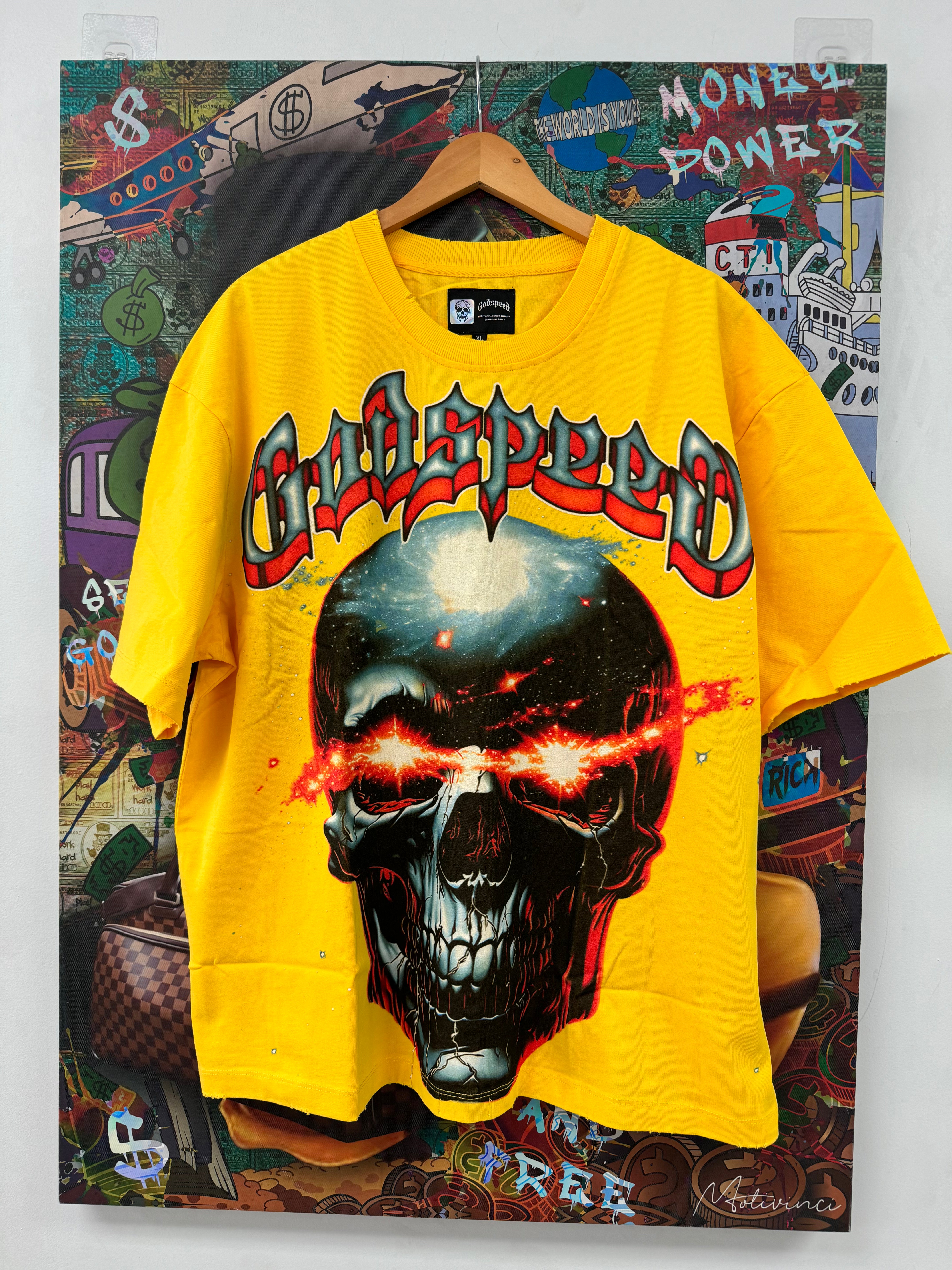 Godspeed Tee Galaxsee Yellow New (S-XL)