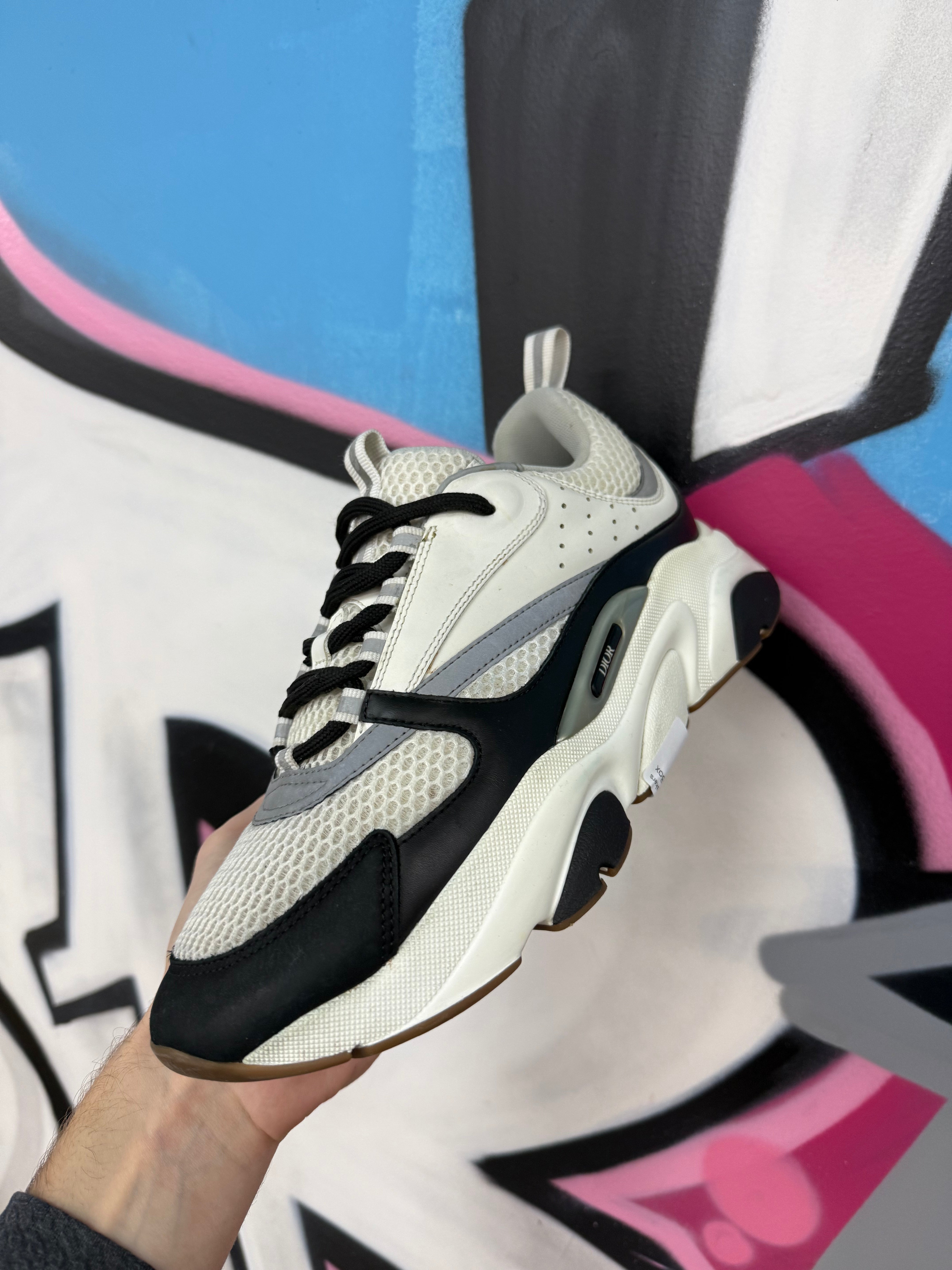Dior Dior B22 Black White Gum Sneakers