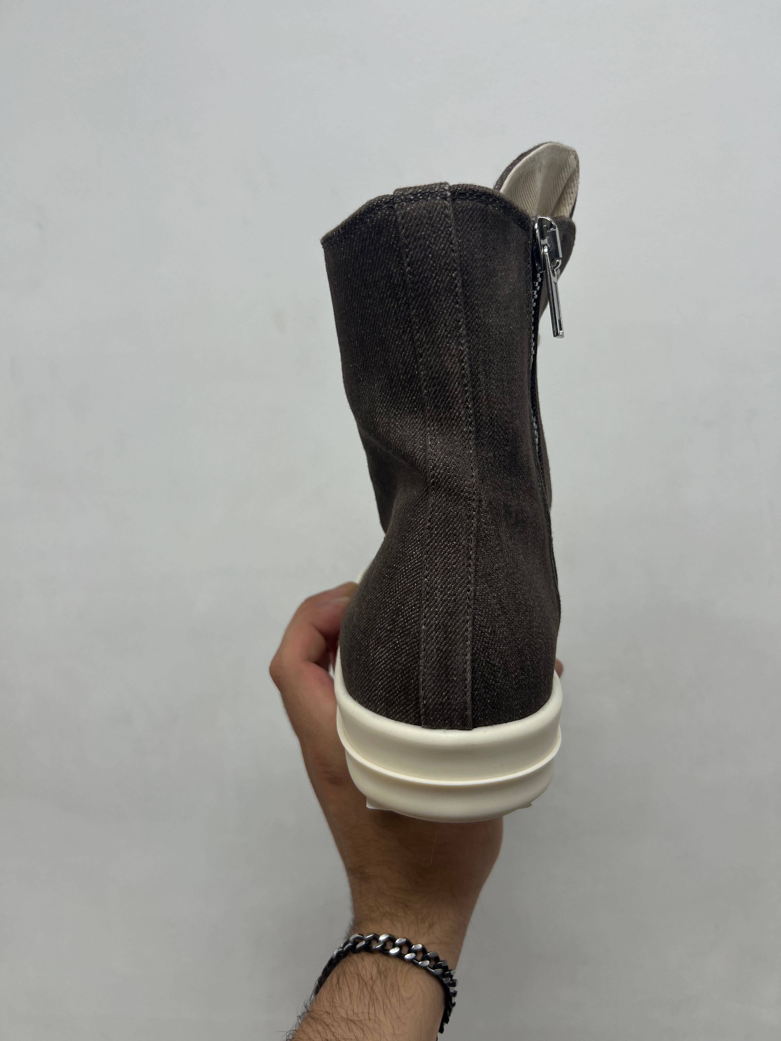 Rick Owens Dark Dust Raw DRKSHDW Hi Sneakers
