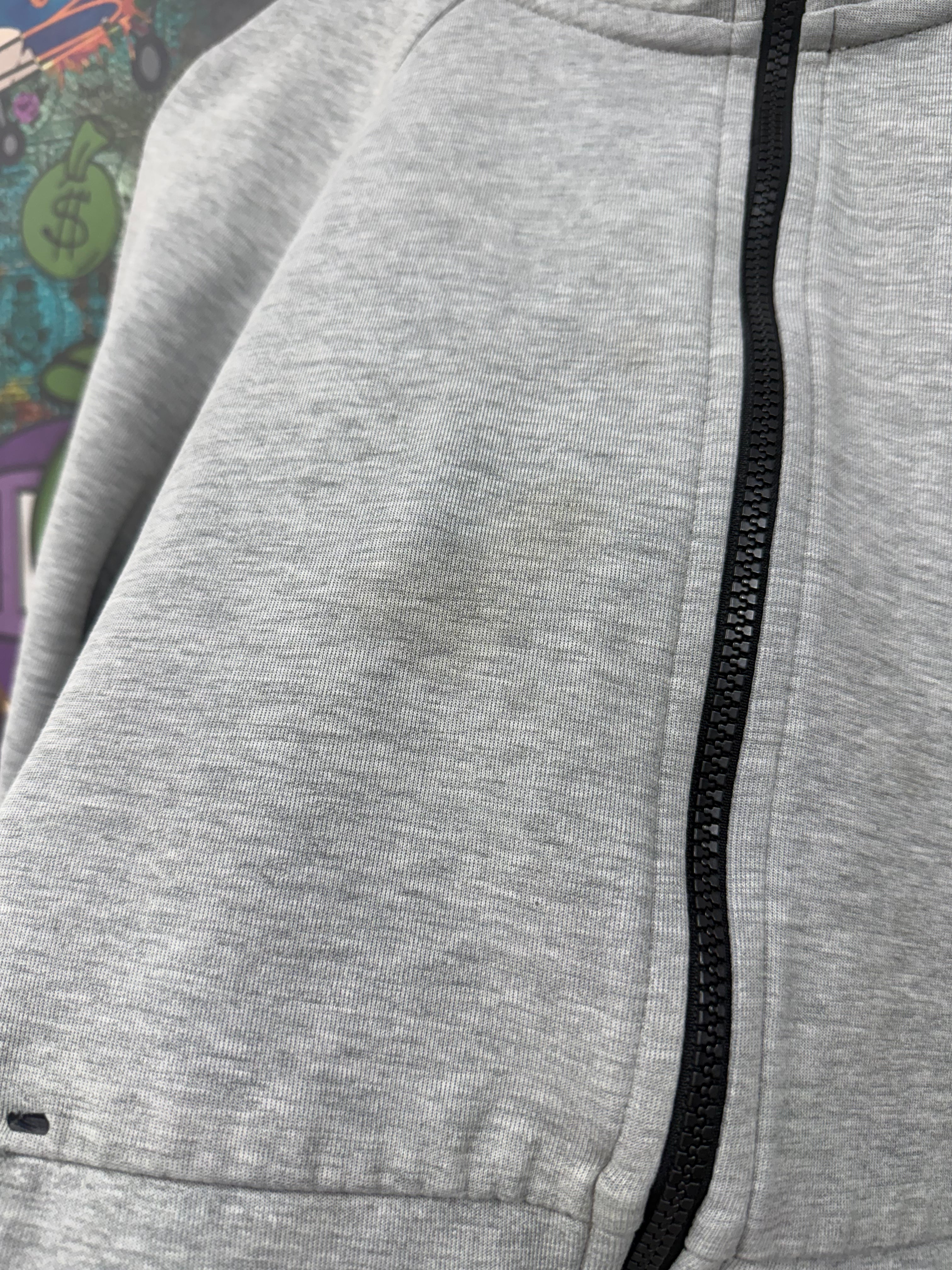 Nike Grey Tech Zip Up Hoodie
