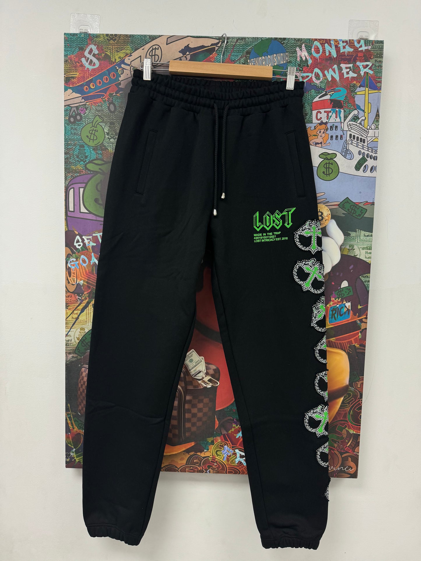 Lost Intricacy Sweats MITT Black Green