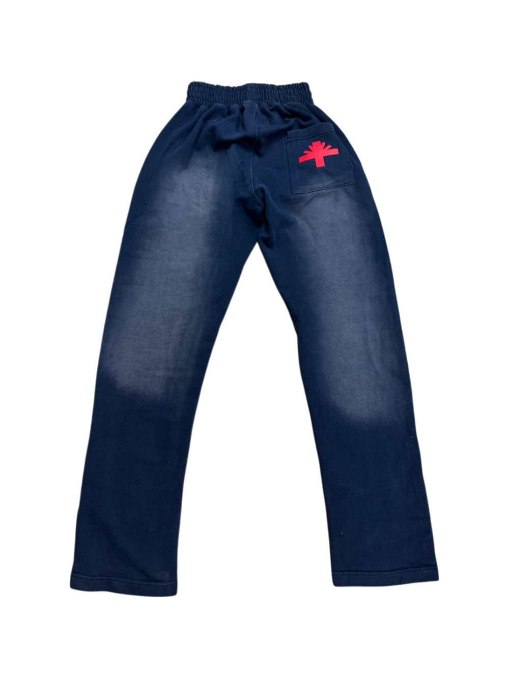 Vertabrae Spellout Navy & Red Sweats