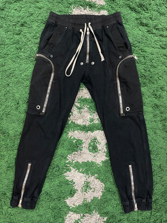 Rick Owens Bauhaus Black Sweat Pants