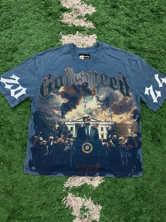 Godspeed ROR Blue Wash Tee