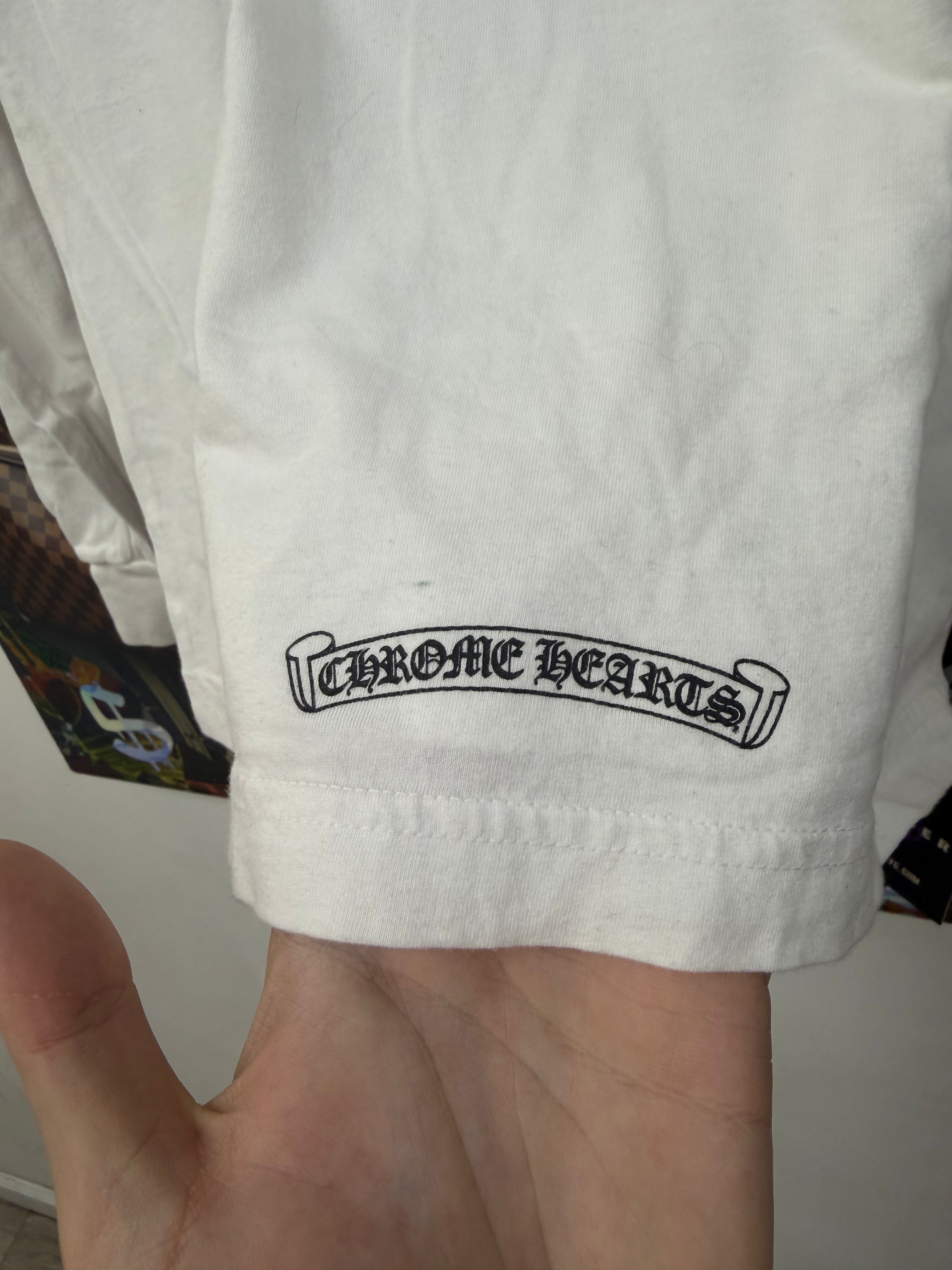 Chrome Hearts White Love You Long Sleeve