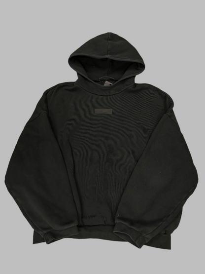 Essentials Jet Black Hoodie