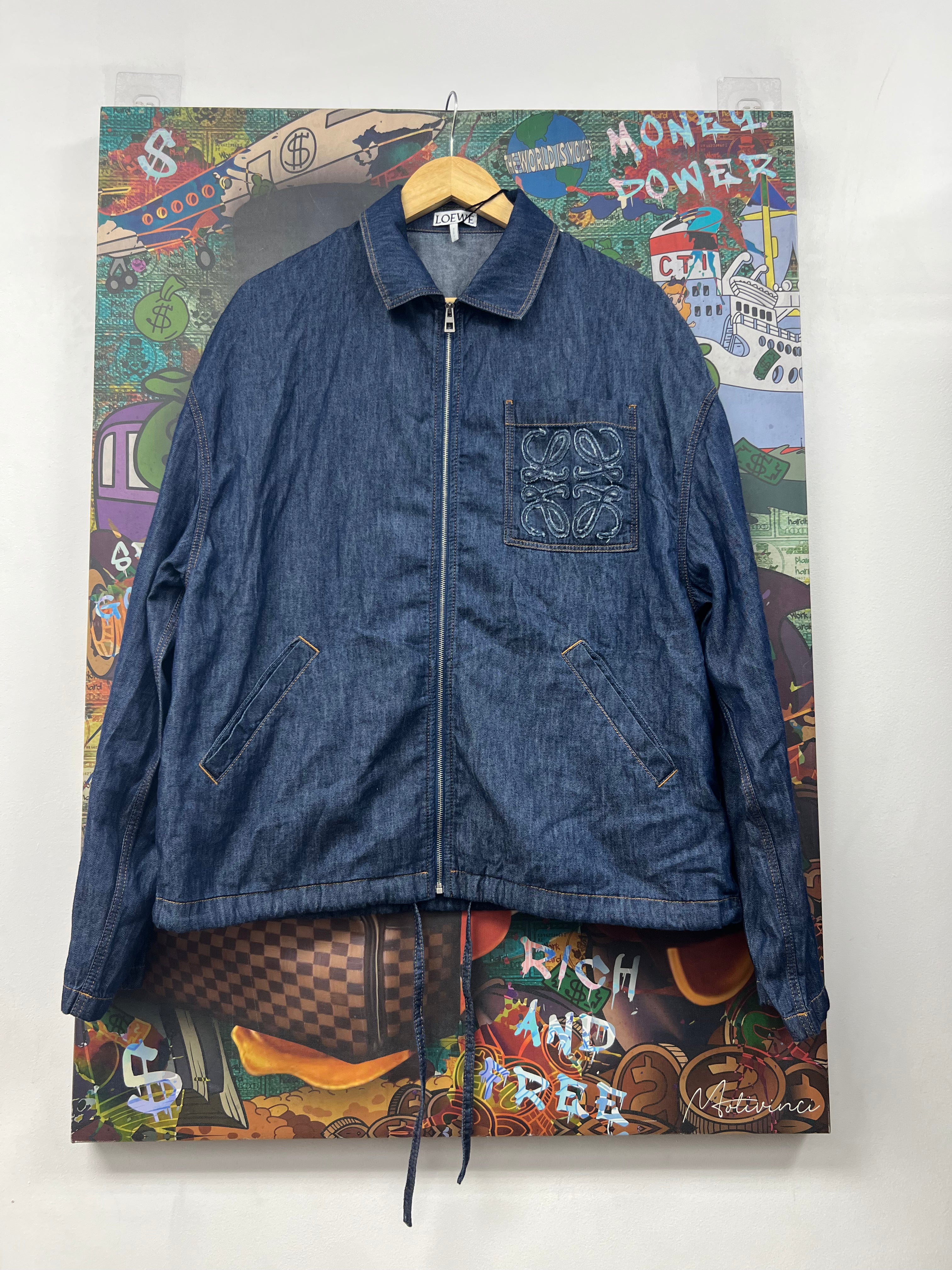 Loewe Blue Anagram (48) Denim Jacket