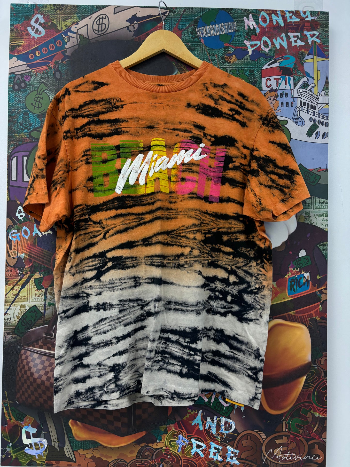 Gallery Dept Miami Beach Tie Dye Tee  Used Large