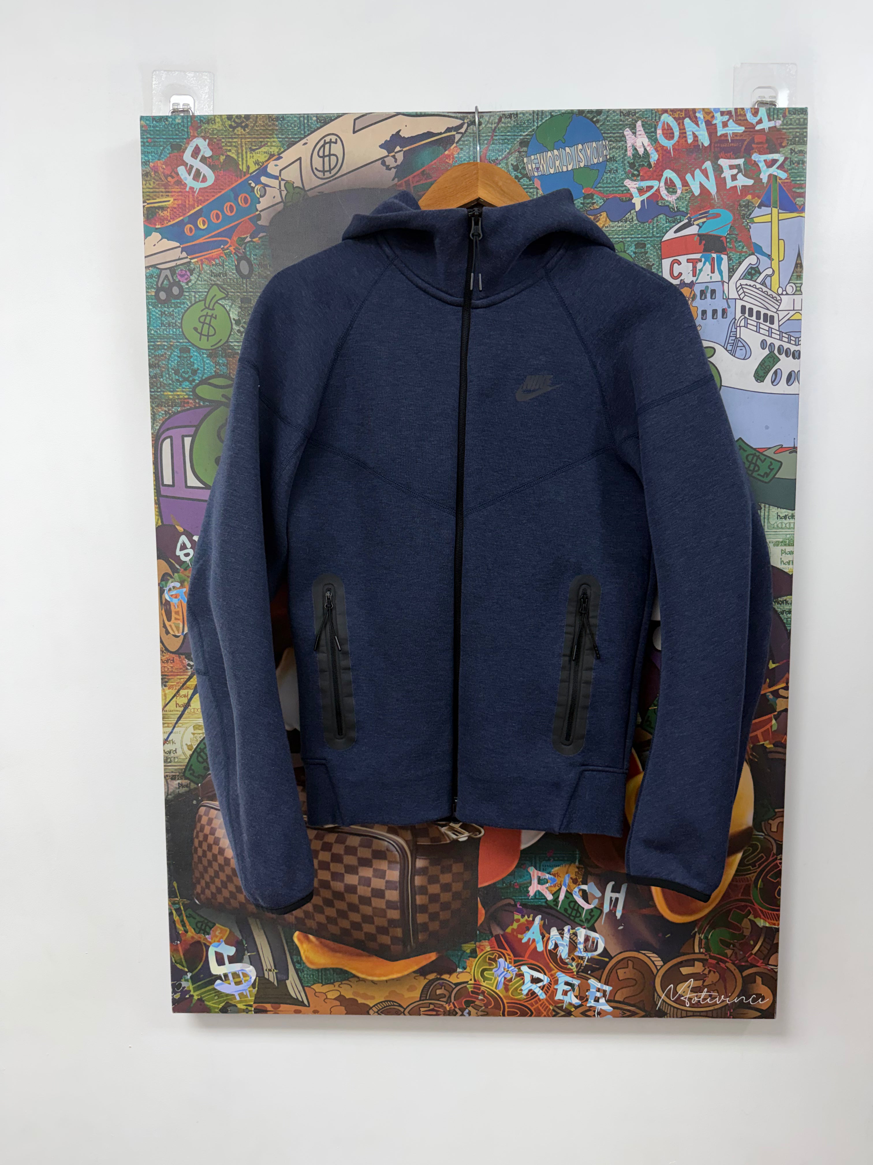 Nike Navy Tech Zip Up