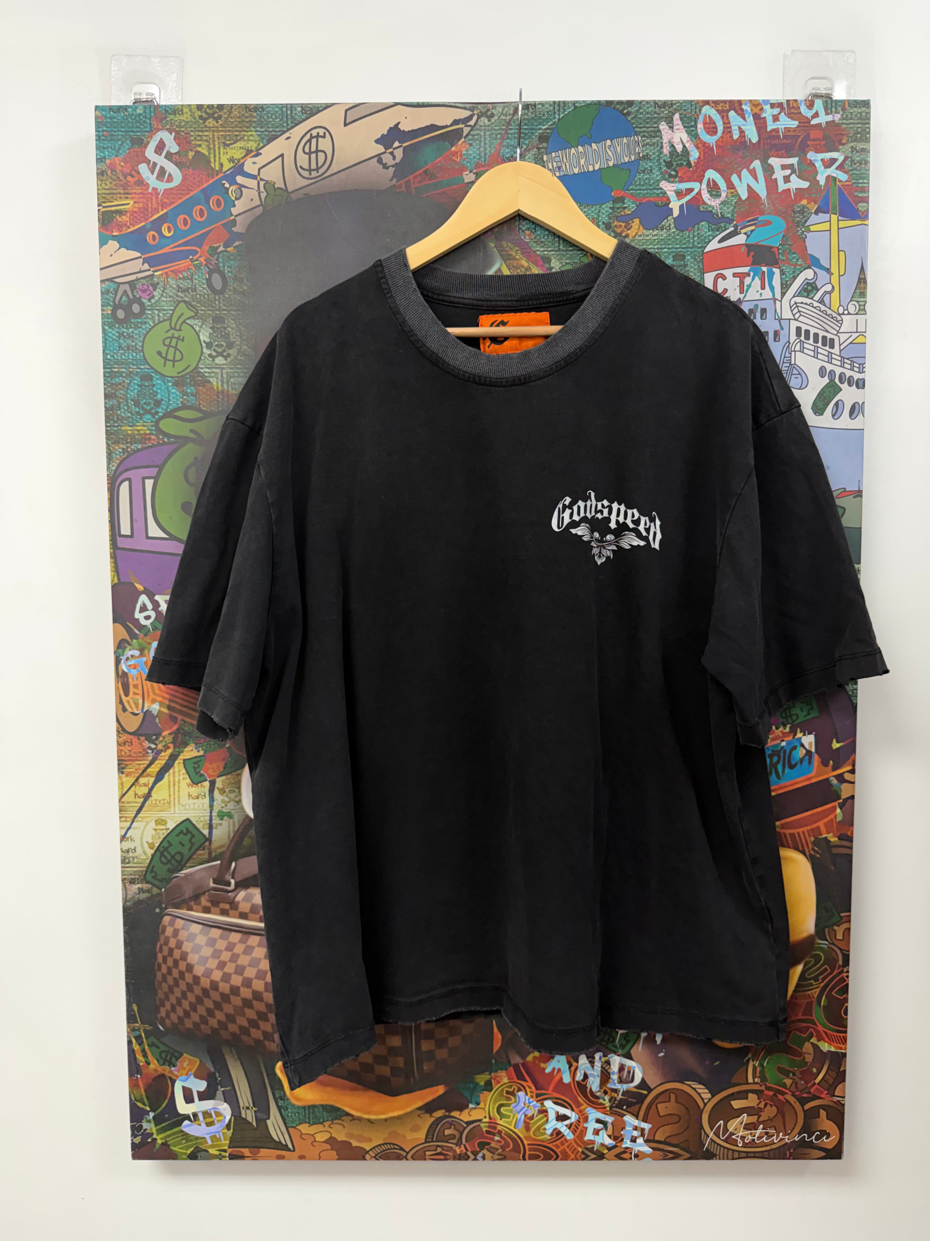 Godspeed Floral Skeleton Tee