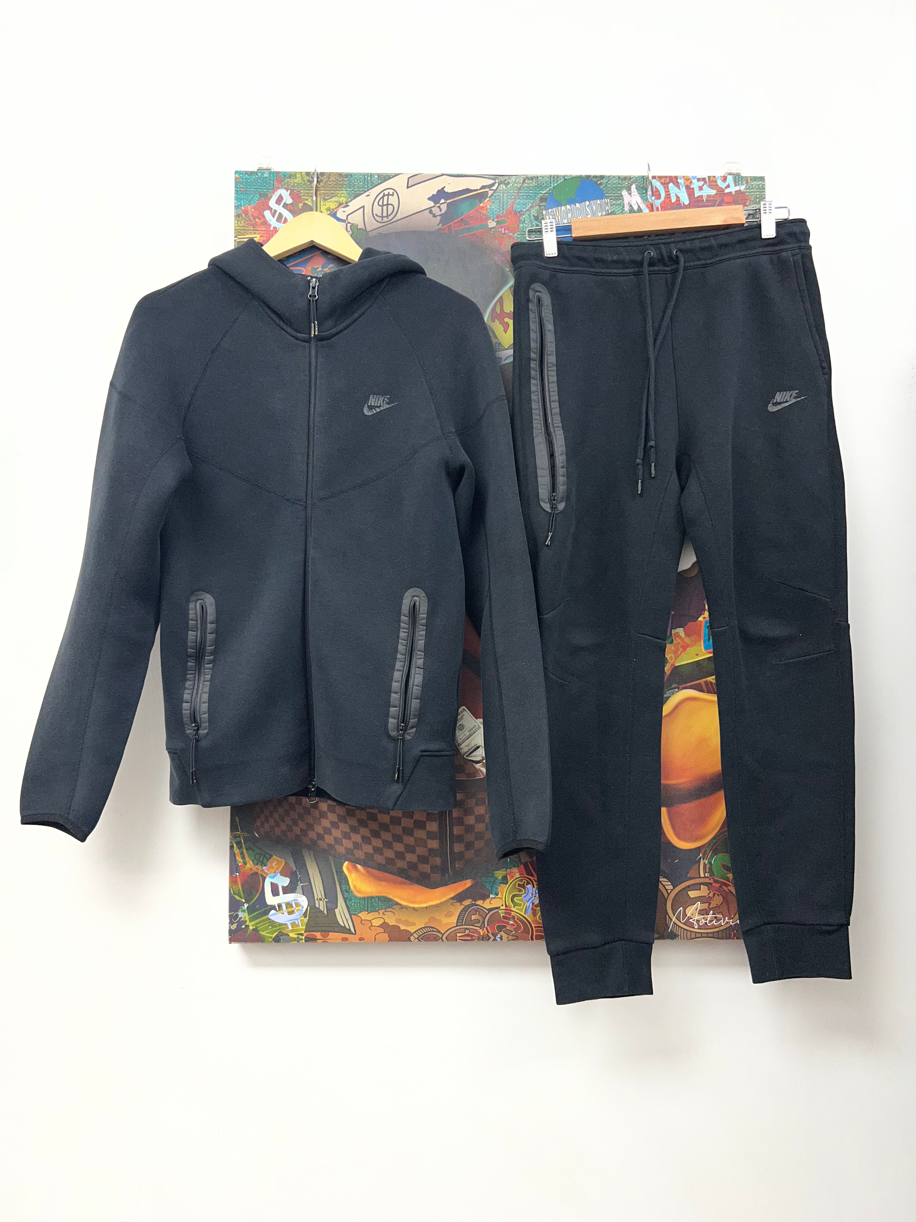 Nike Black Tech (Minor Pin Holes) Sweatsuit