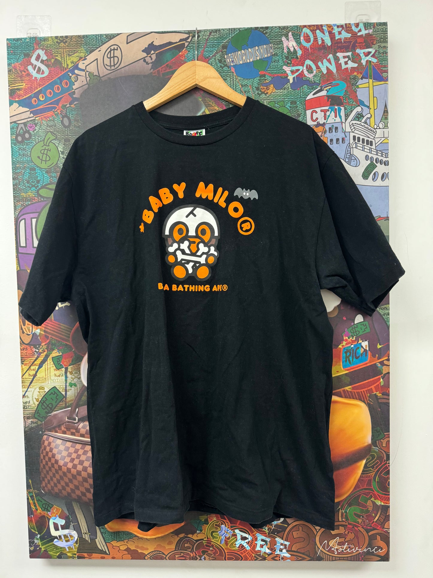 Bape Tee Baby Milo Tee Orange Used 2Xl N/A