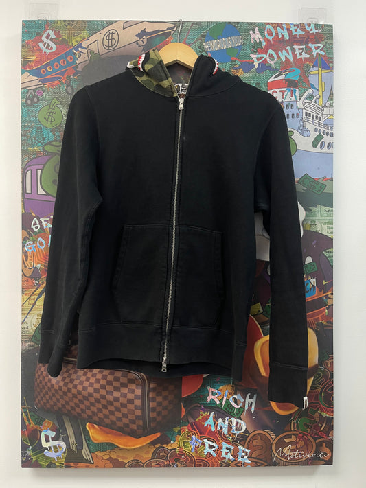 BAPE Camo Black Shark Hoodie