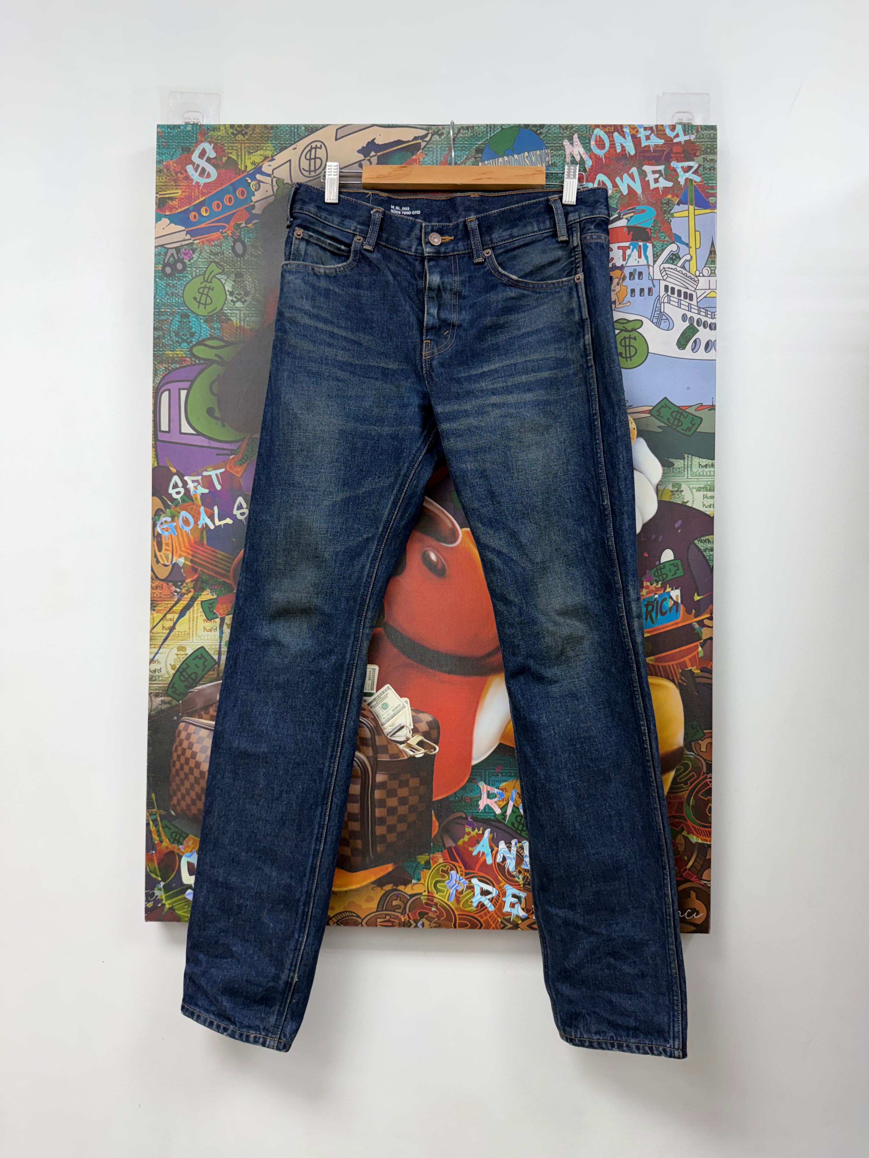 Celine Dark Wash Plain Slim Fit Jeans