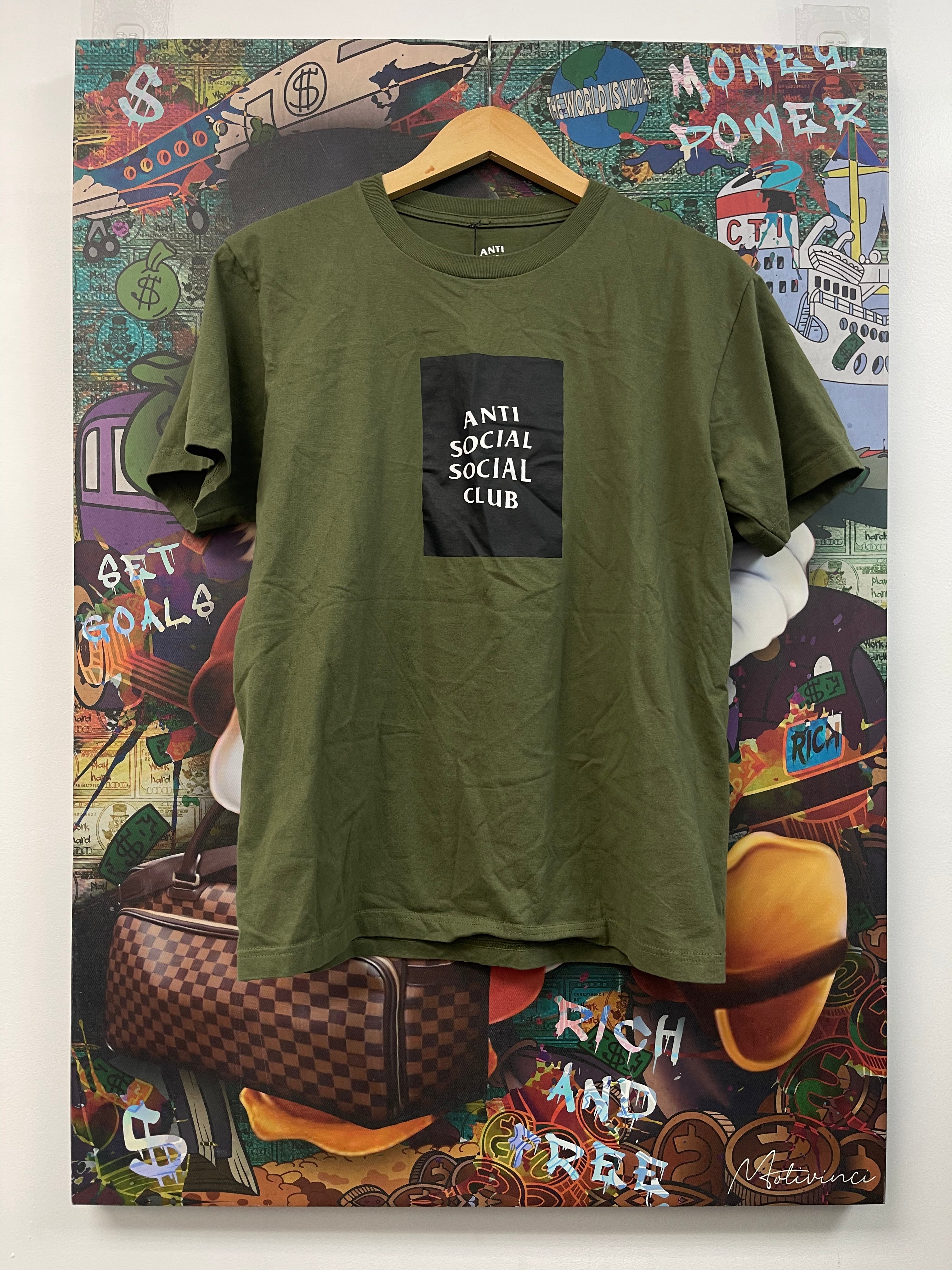 ASSC Olive Box Logo Tee