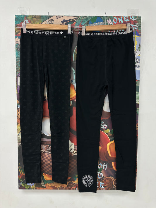 Chrome Hearts Monogram Leggings Black NEW (S M L XL)