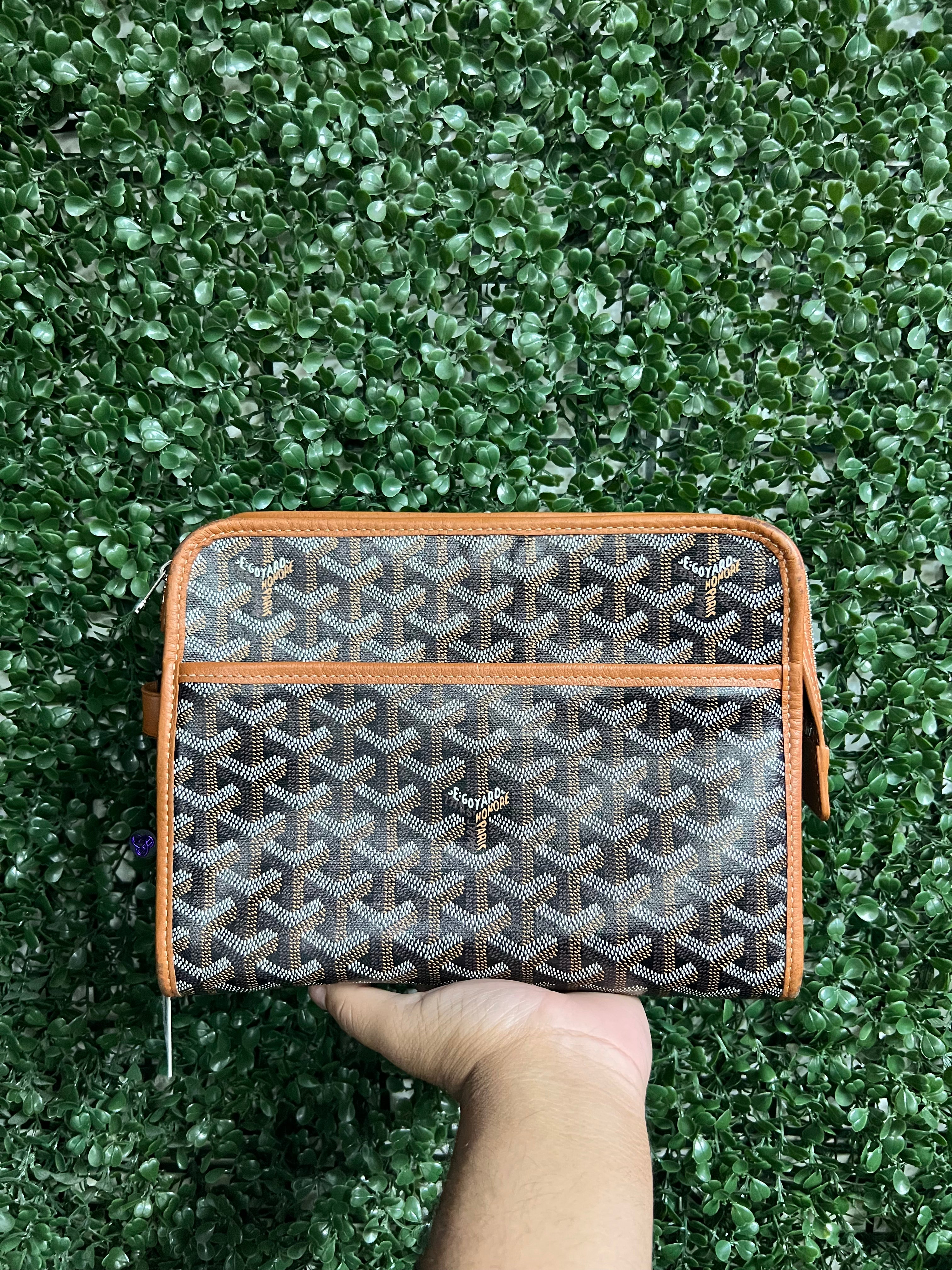 Goyard Black Brown Jouvence Bag