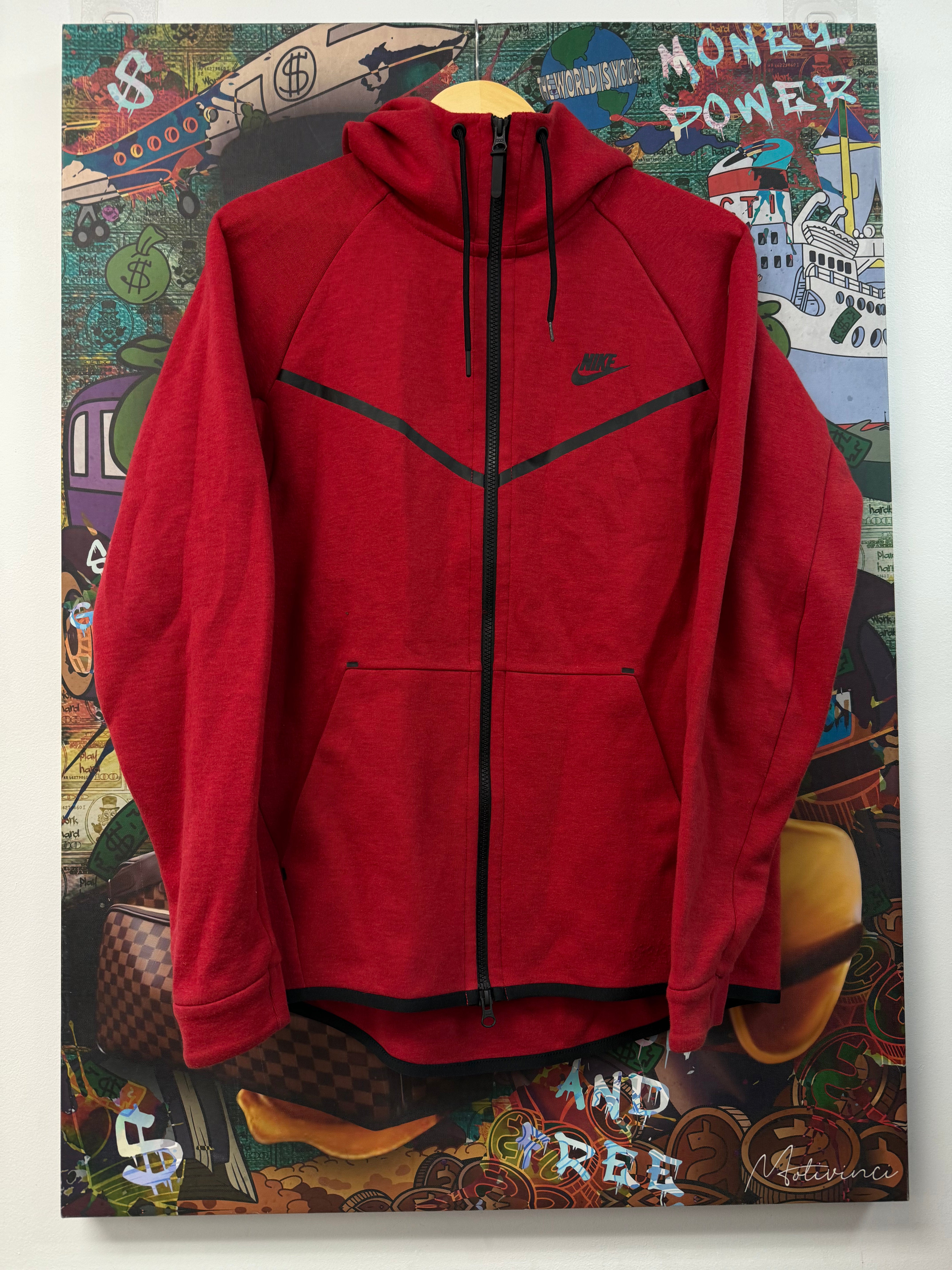 Nike Tech Red Hoodie