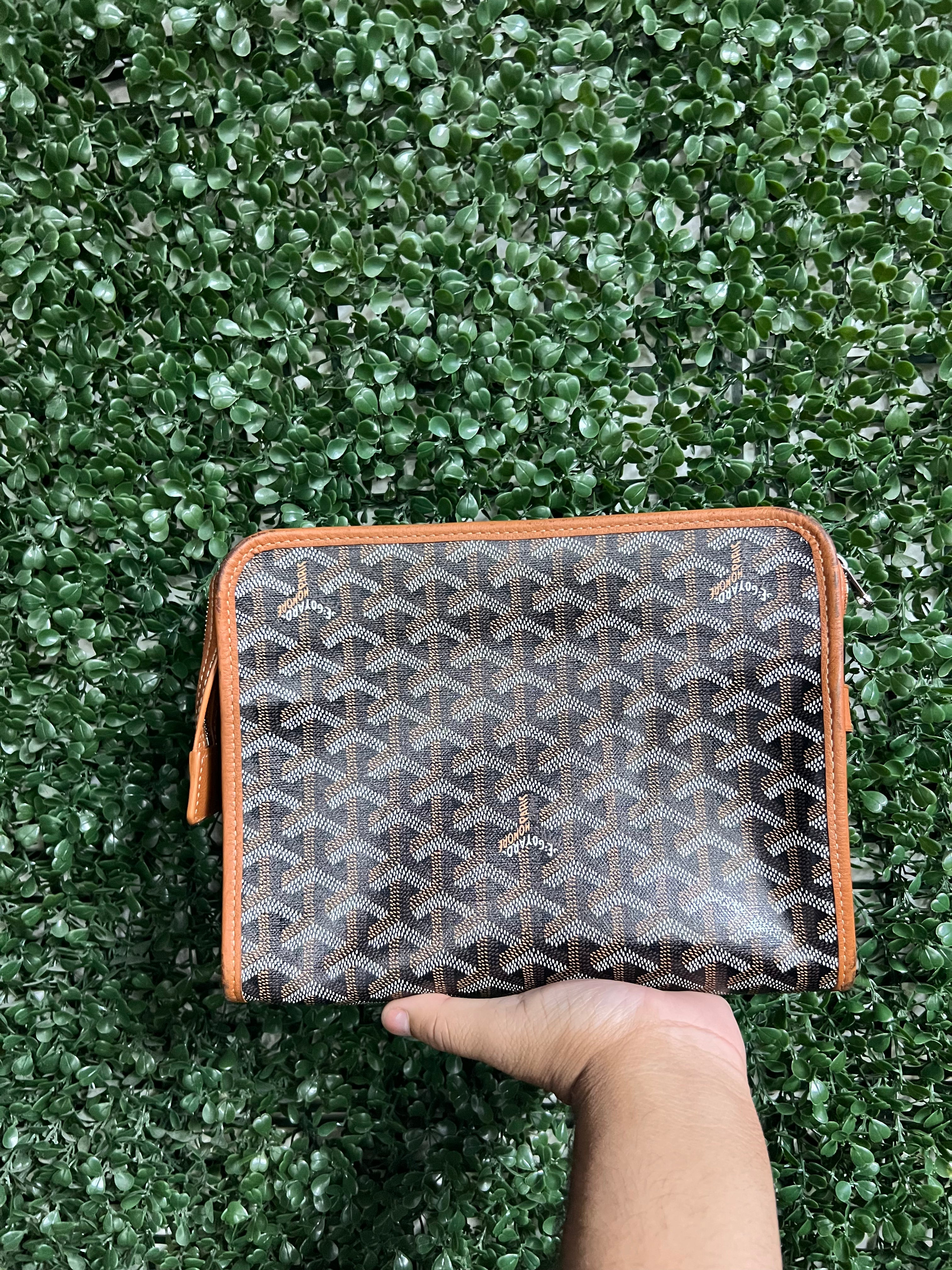 Goyard Black Brown Jouvence Bag