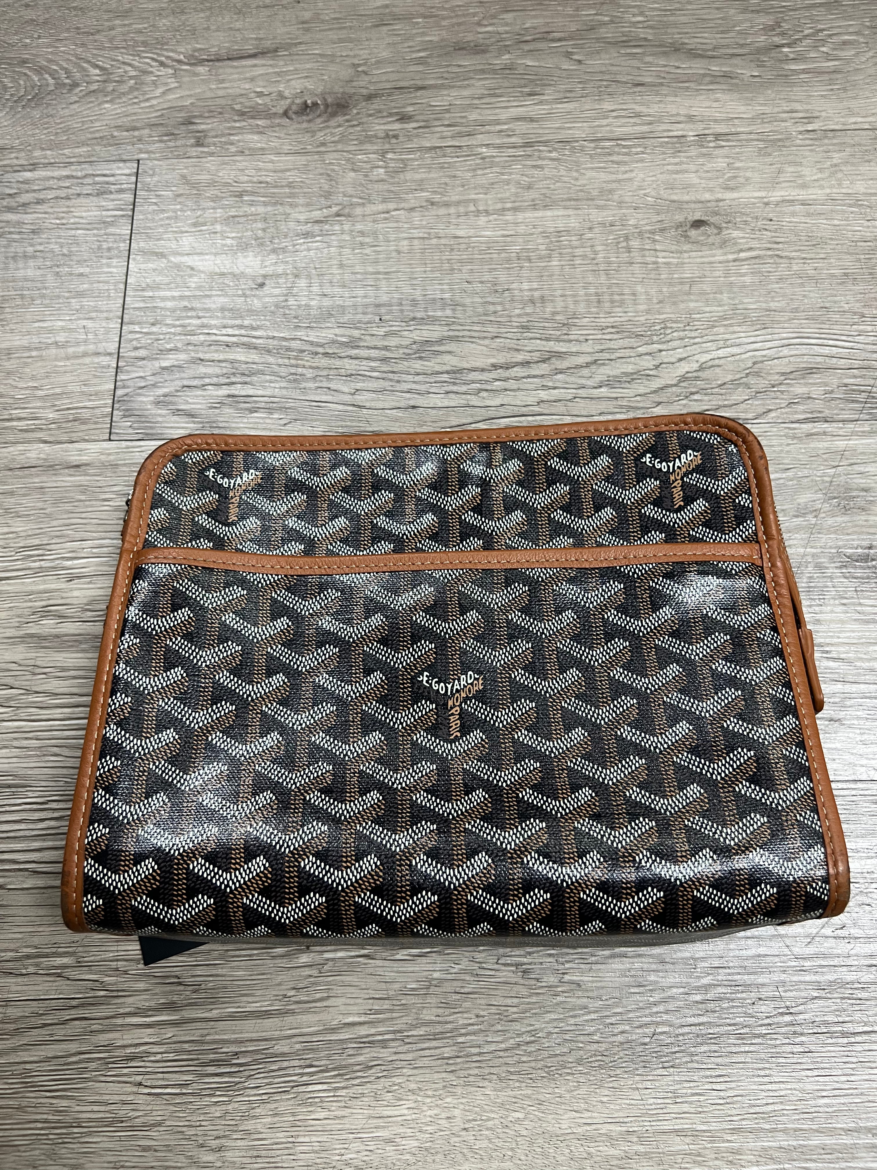 Goyard Black Brown Jouvence Bag