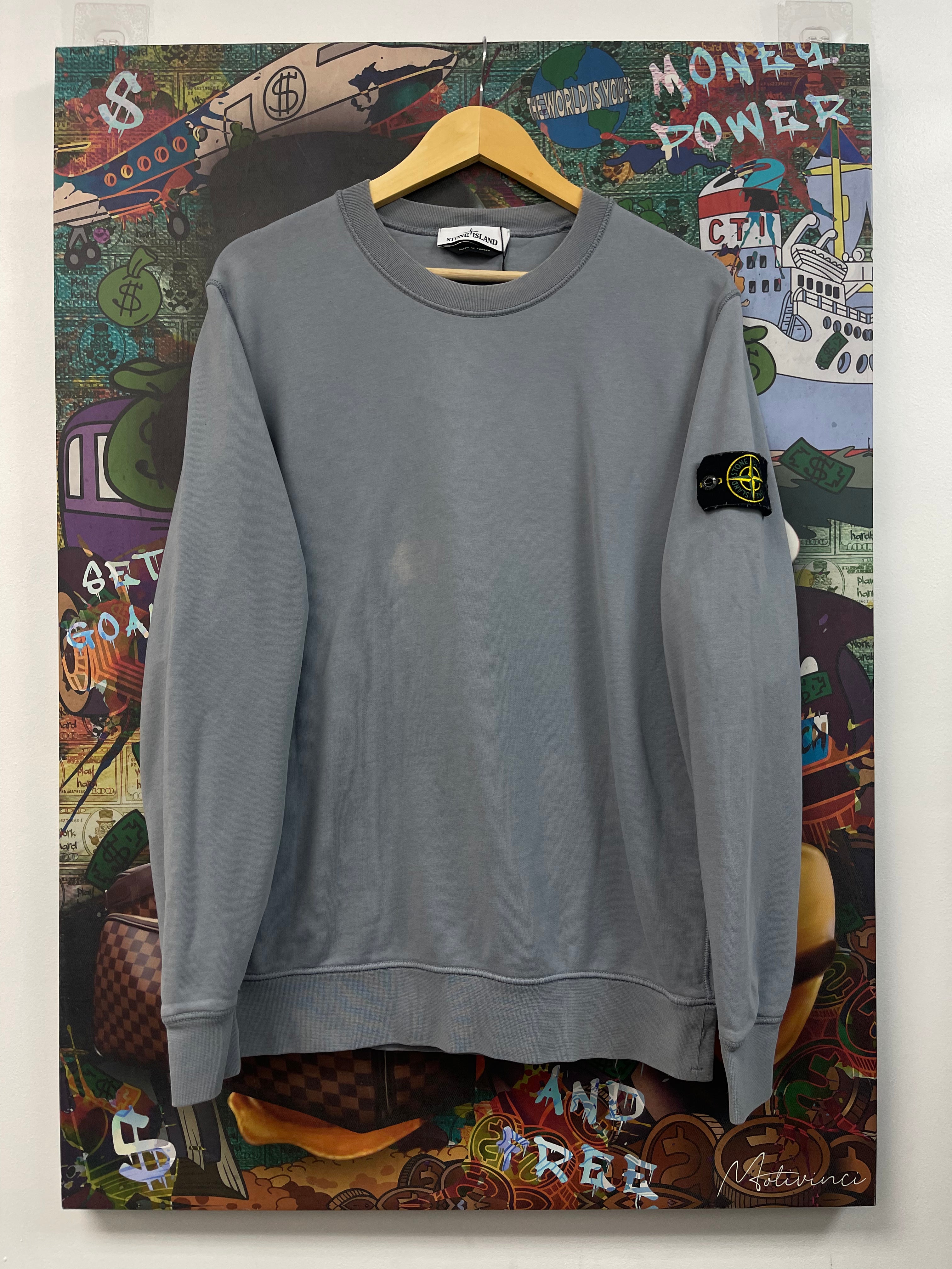 Stone Island Seal Grey Crewneck