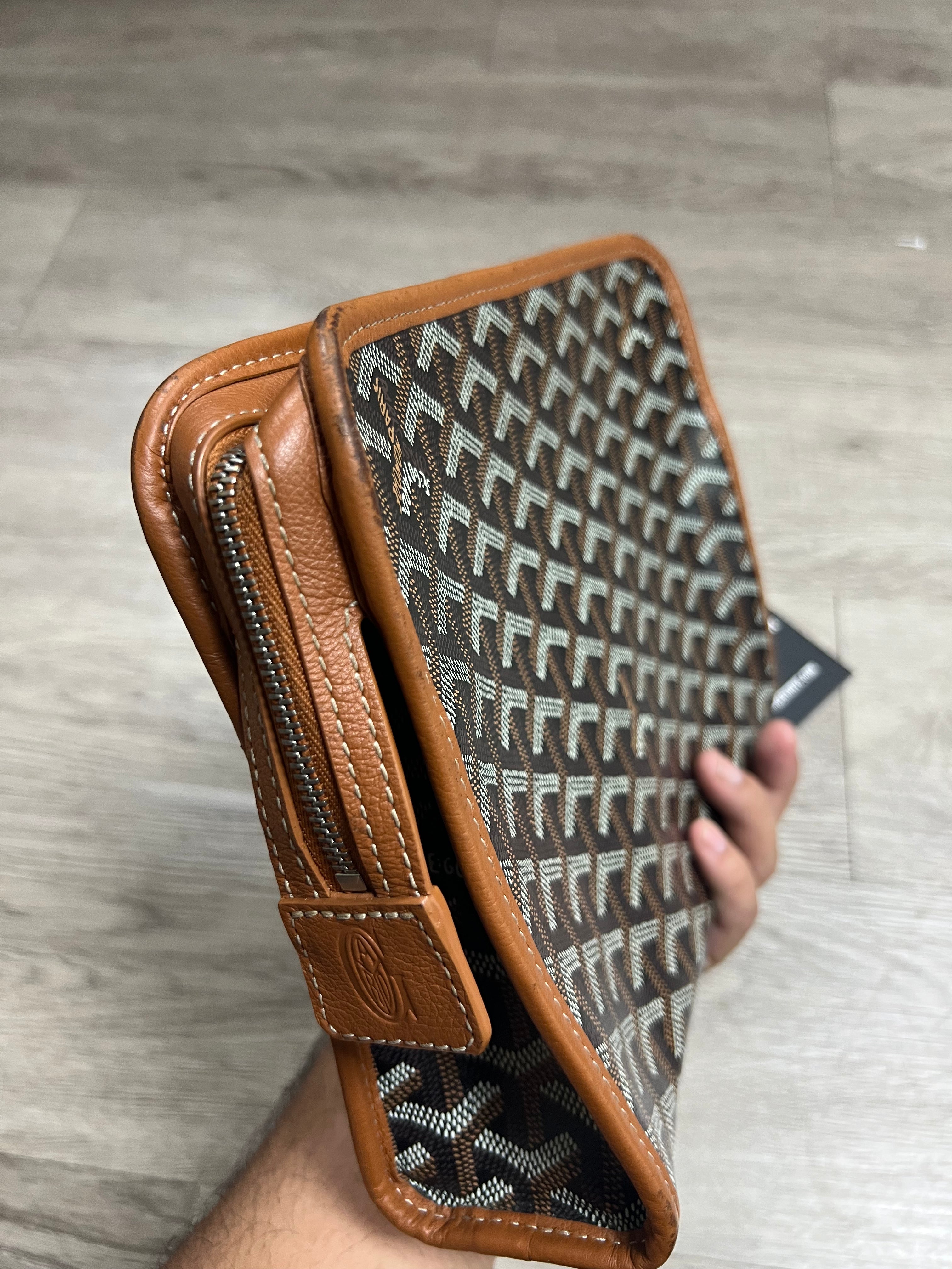 Goyard Black Brown Jouvence Bag