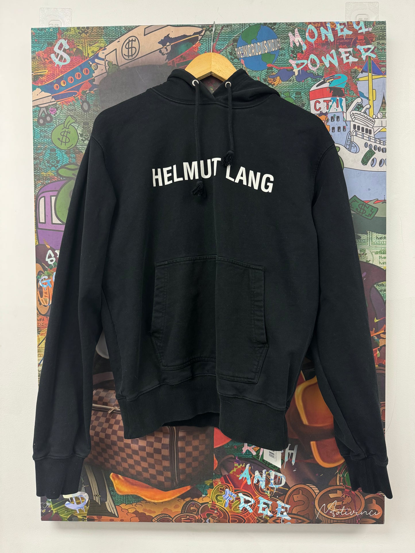 Helmut Lang Hoodie Black Used Small N/A