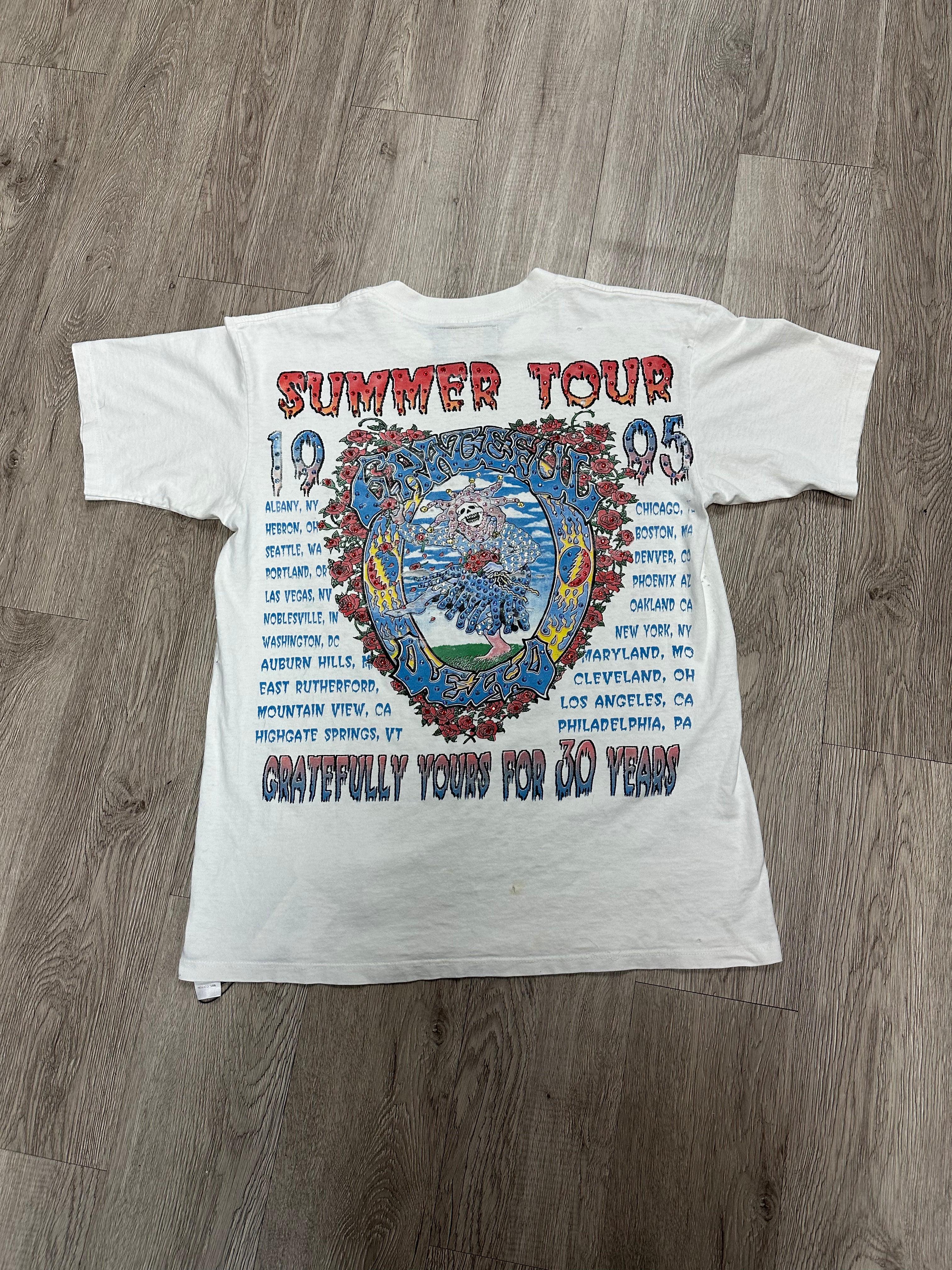 Bossi Grateful Dead Studded Tour Tee White
