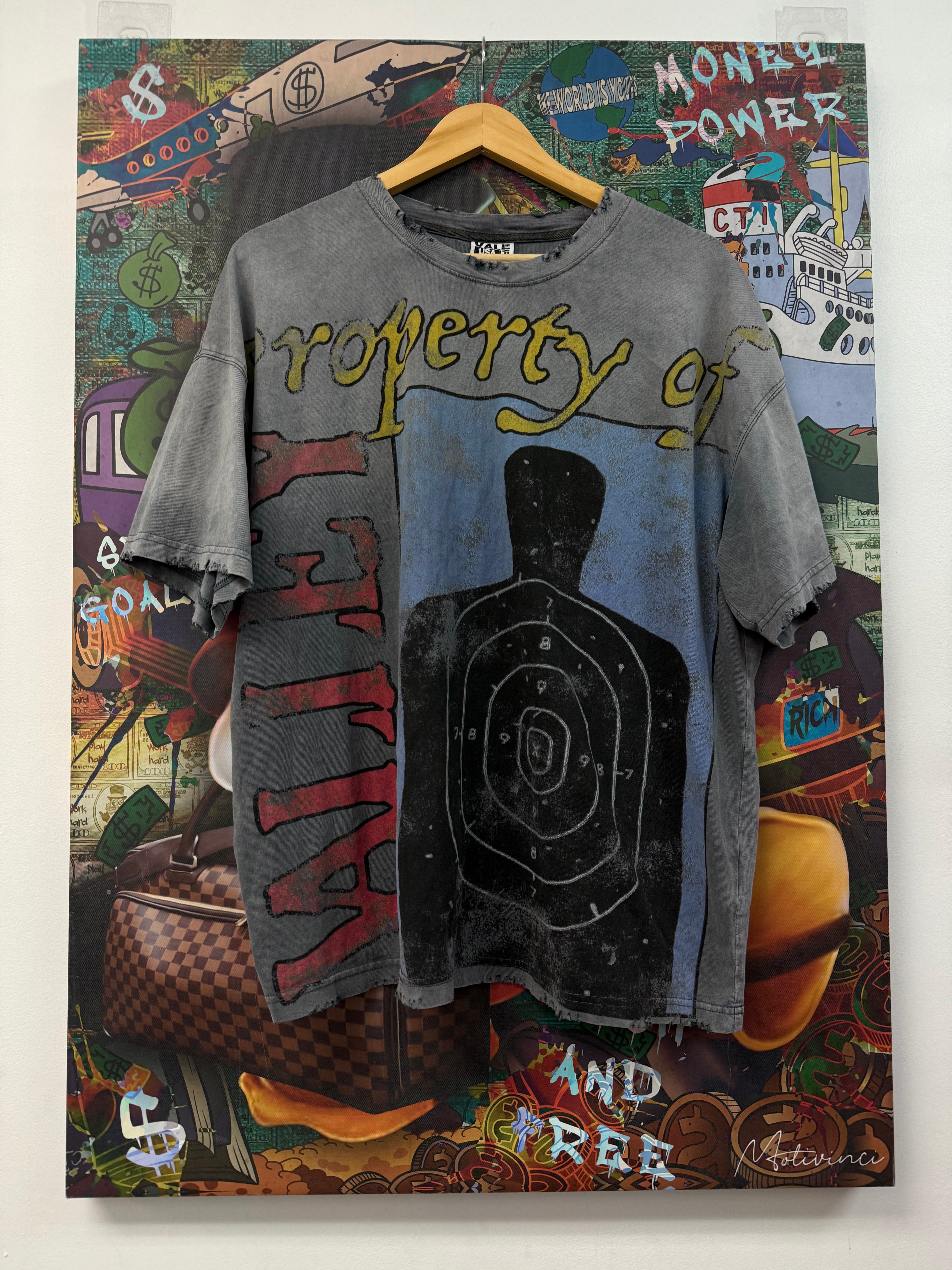 Vale Target Grey Tee