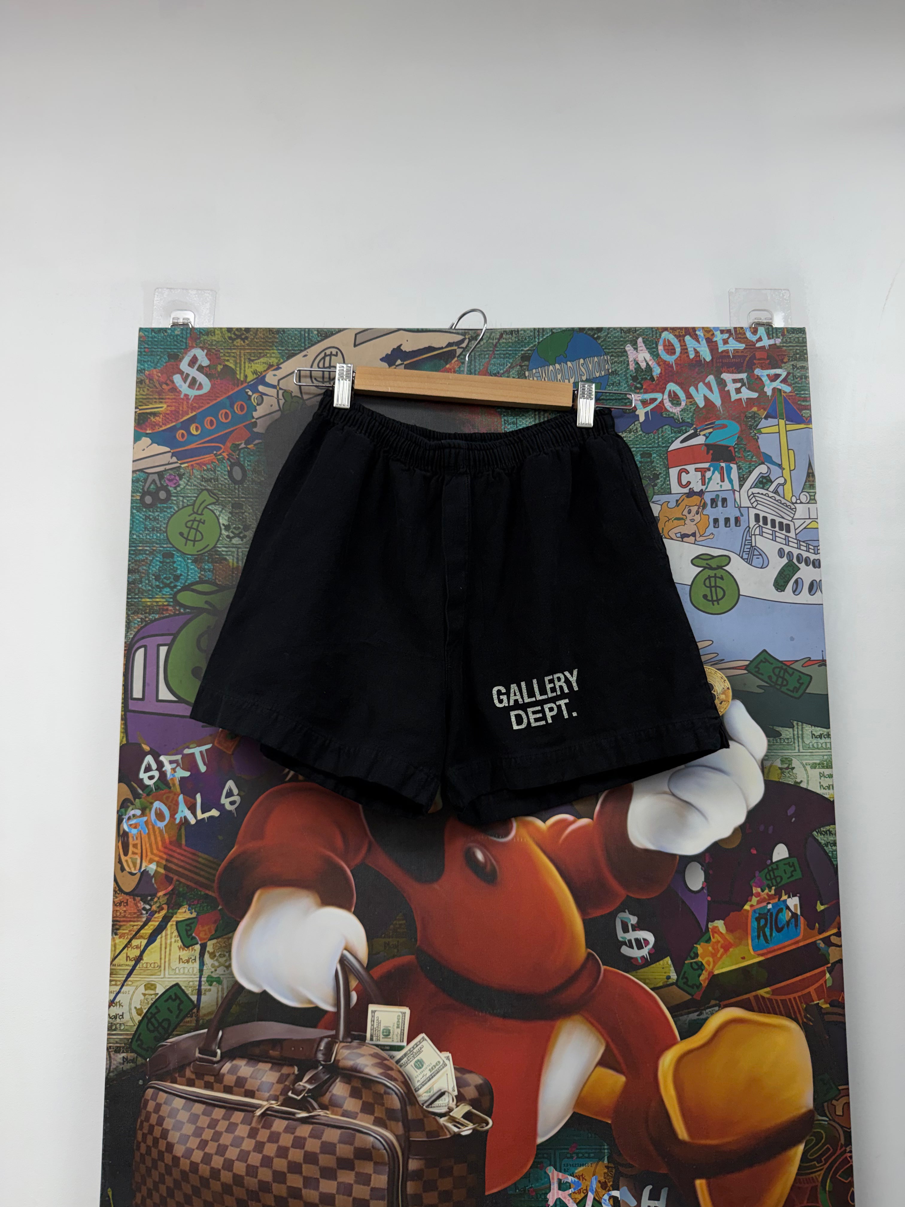 Gallery Dept Black White Zuma Shorts