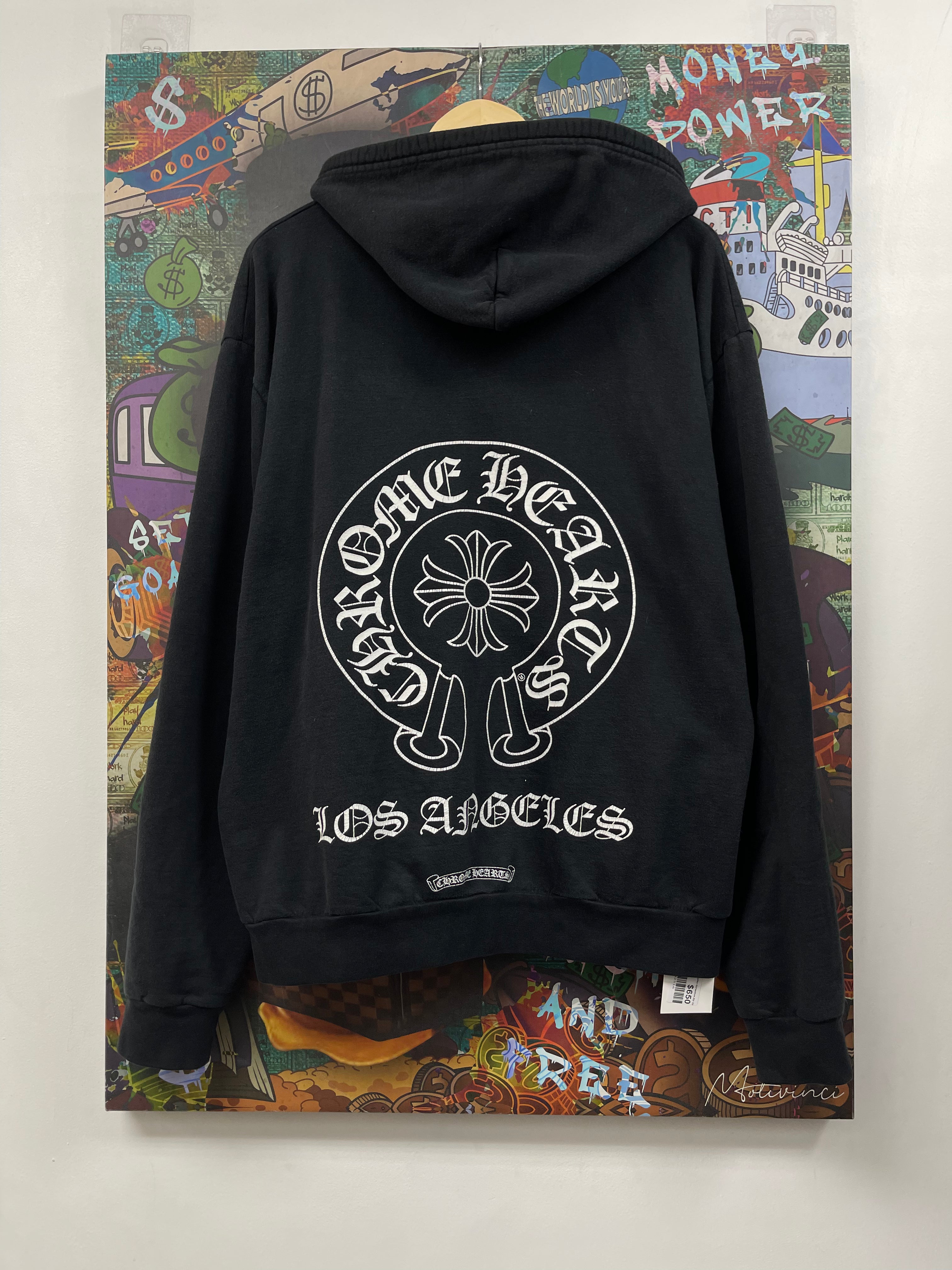 Chrome Hearts Black Los Angeles Horseshoe Zip Up