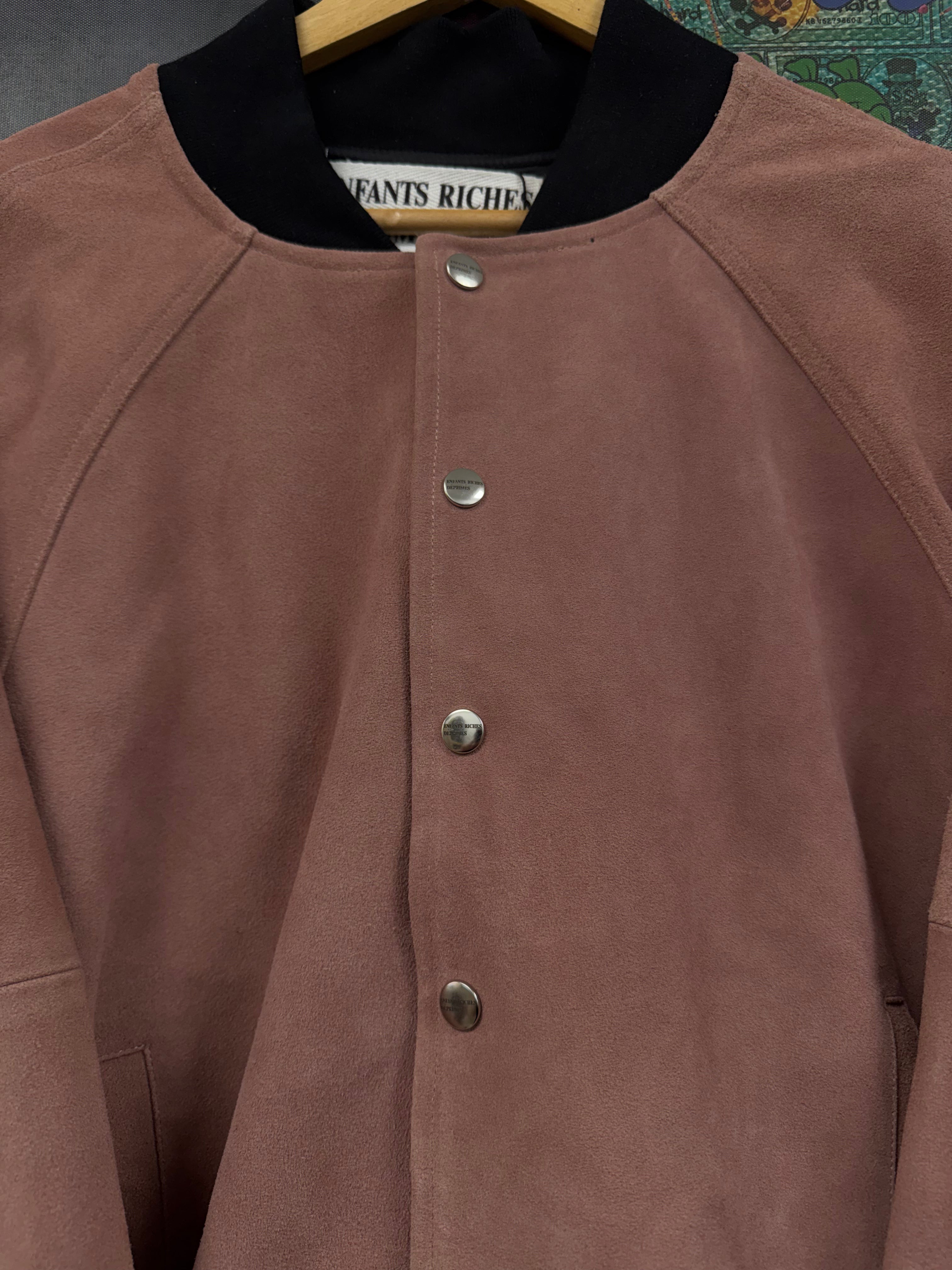 ENFANTS RICHES DÉPRIMÉS Pink Suede Nosebleed Jacket