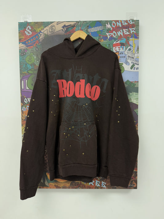 Cactus Jack x Sp5der Rodeo Hoodie Brown