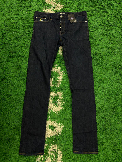 Dior Jeans Navy KAWS Bumble 34 Used