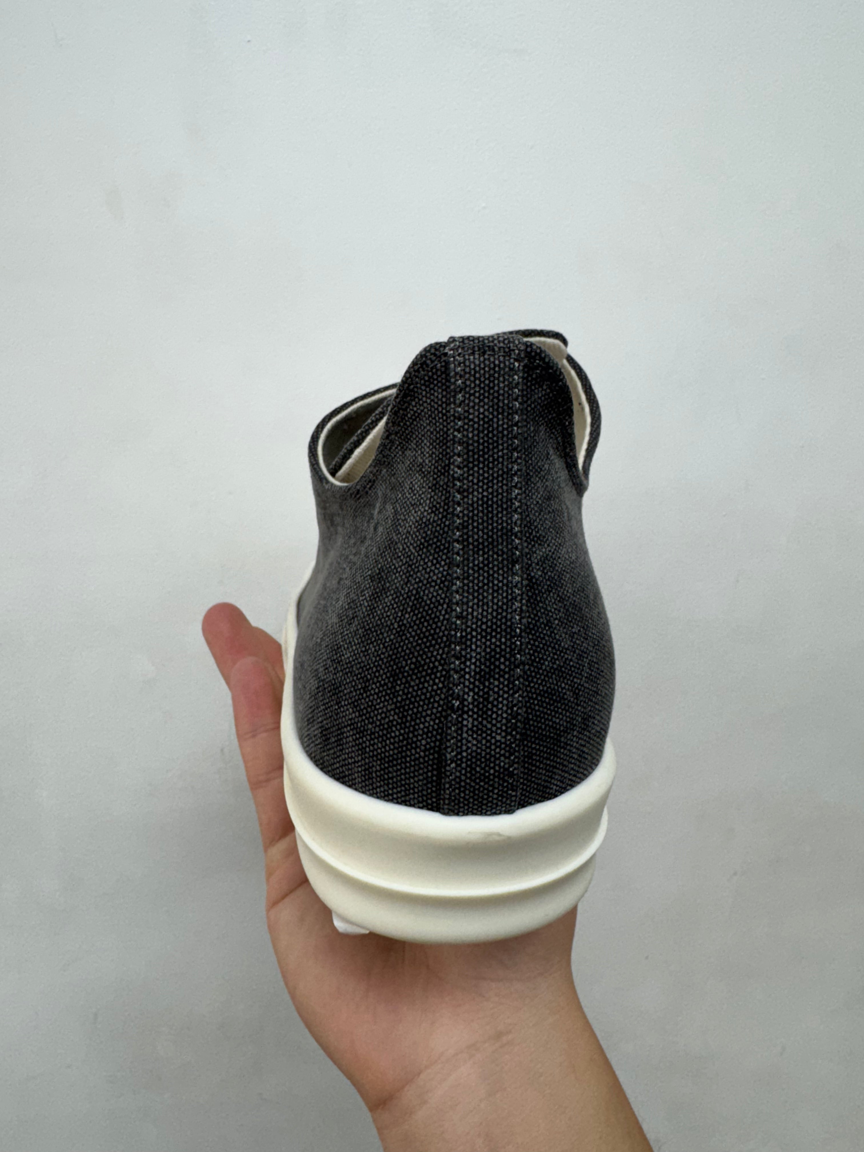 Rick Owens Gravel & Milk DRKSHDW Ramone Low Sneakers