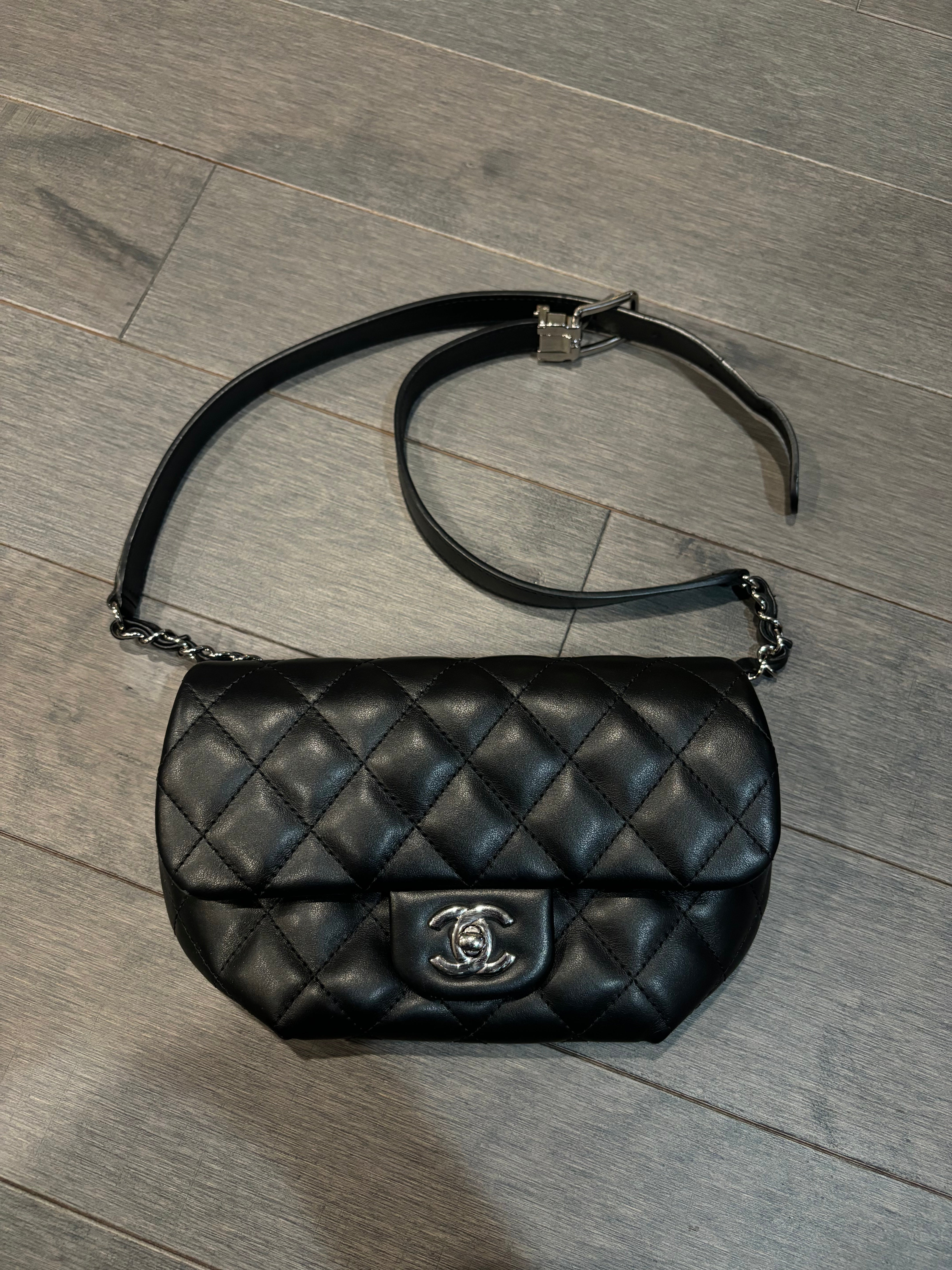 Chanel Uniform Bag Black Used OS N/A