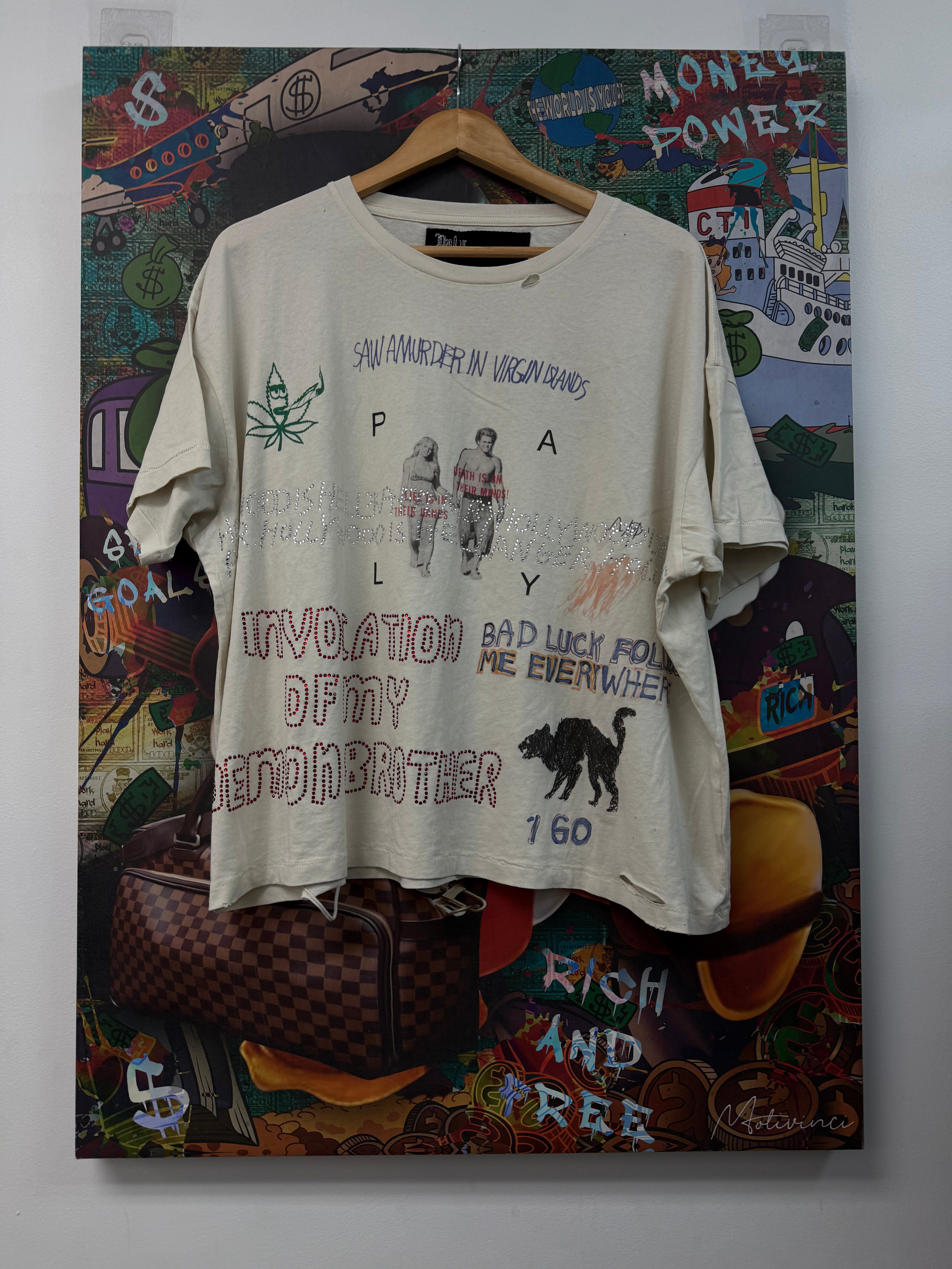 Paly White Bad Luck Tee