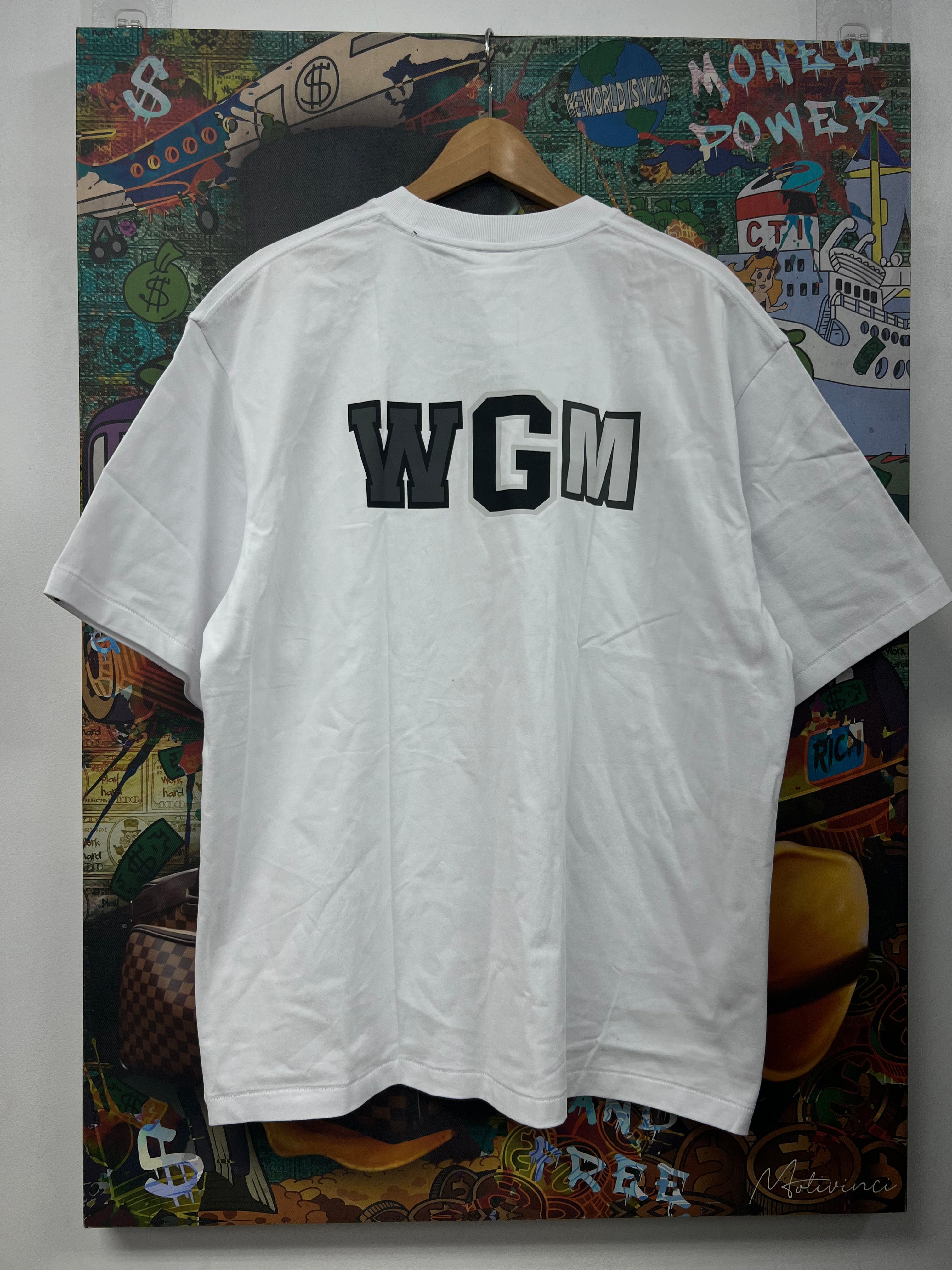 Bape White Silver Shark Tee