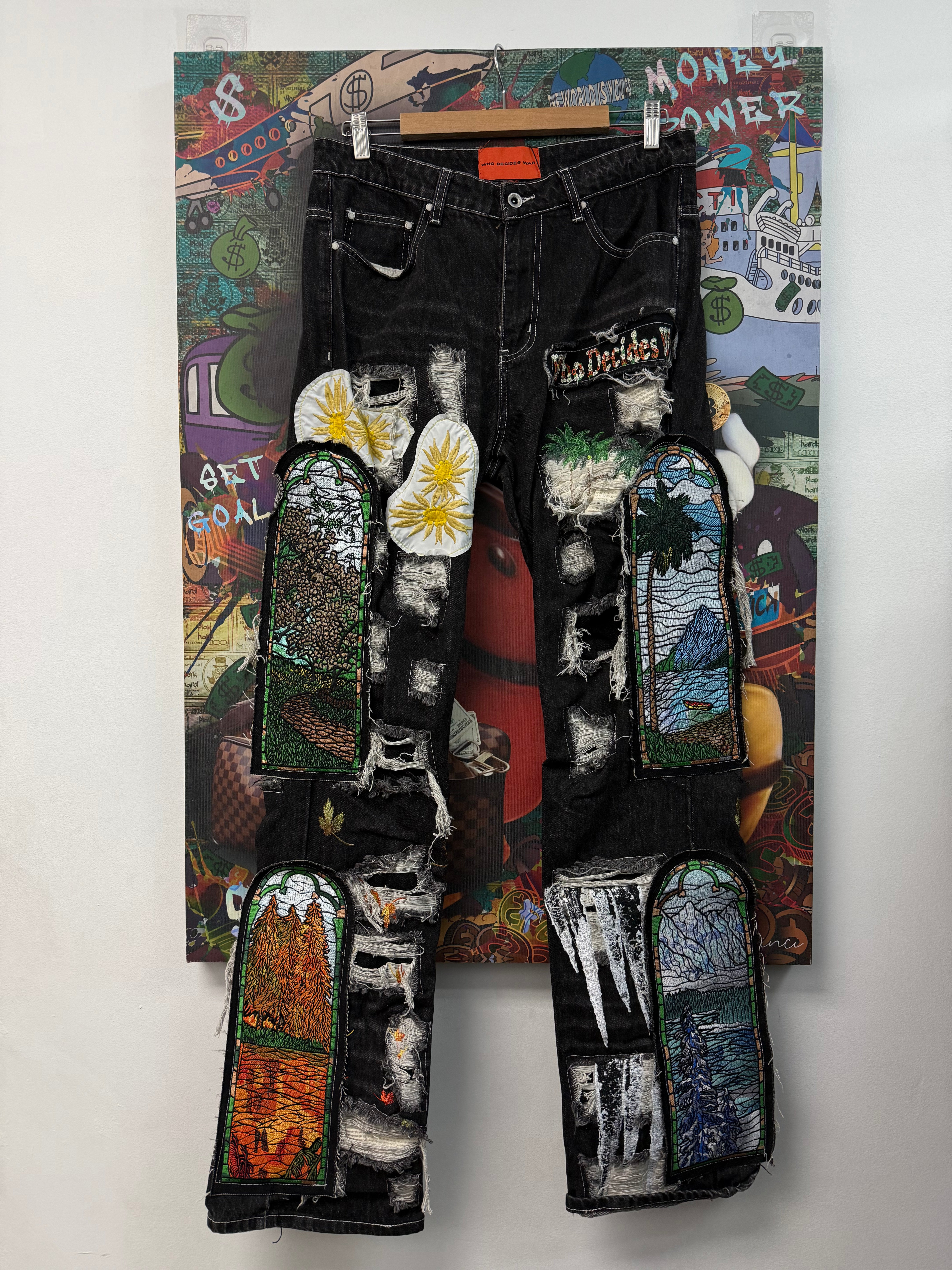 Who Decides War Black Four Seasons Denim Jeans